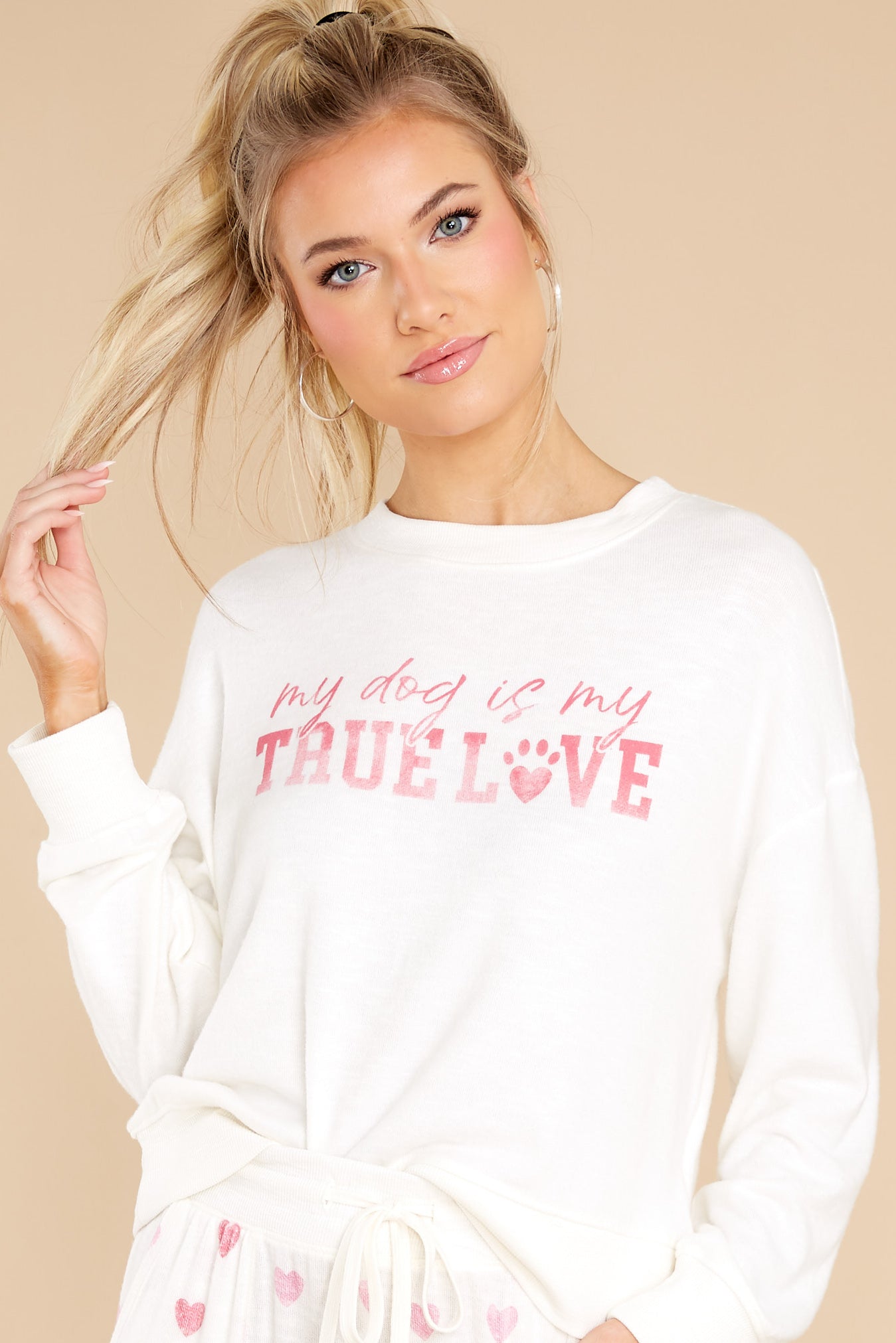 Elle Bone True Love Long Sleeve Top