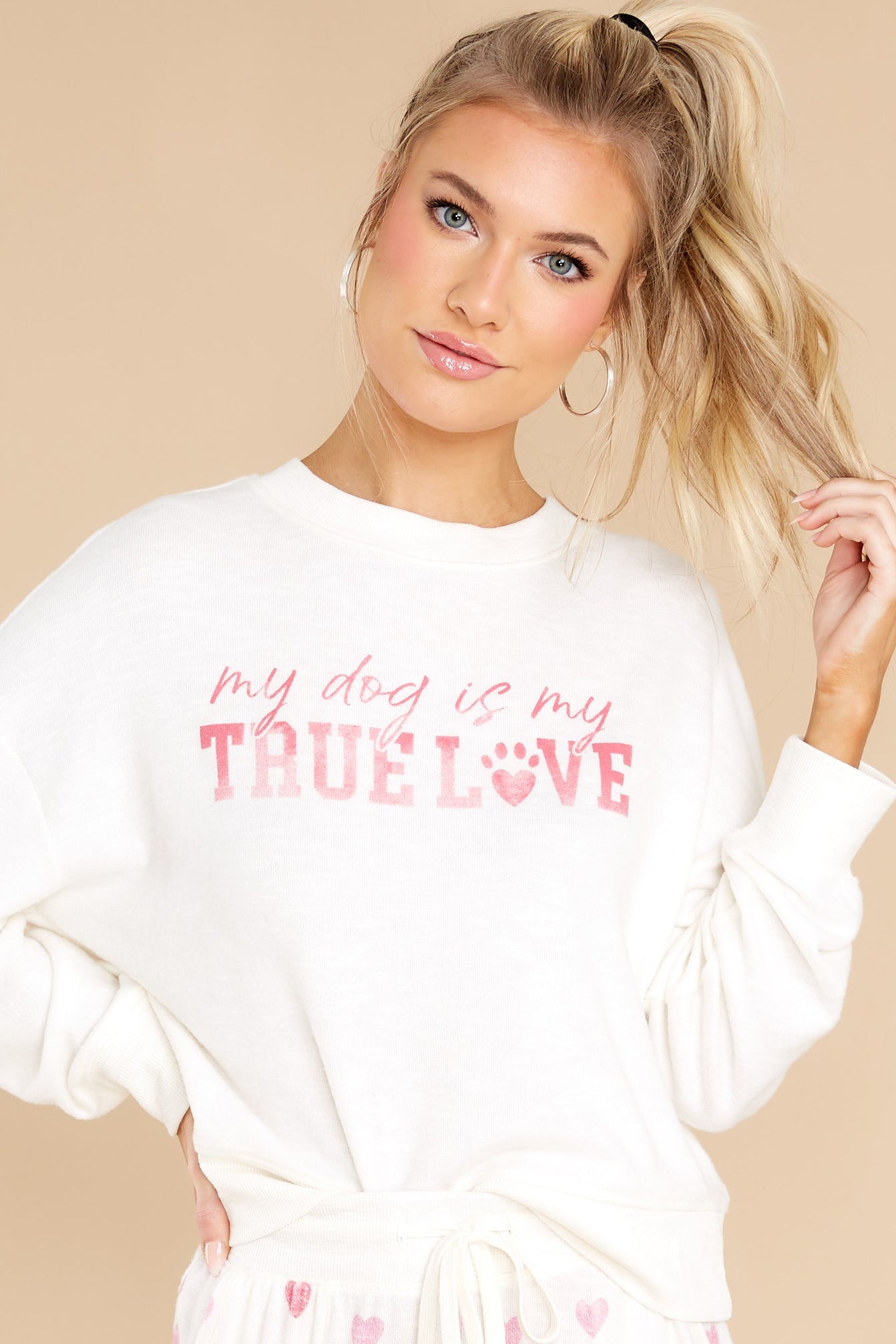 Elle Bone True Love Long Sleeve Top