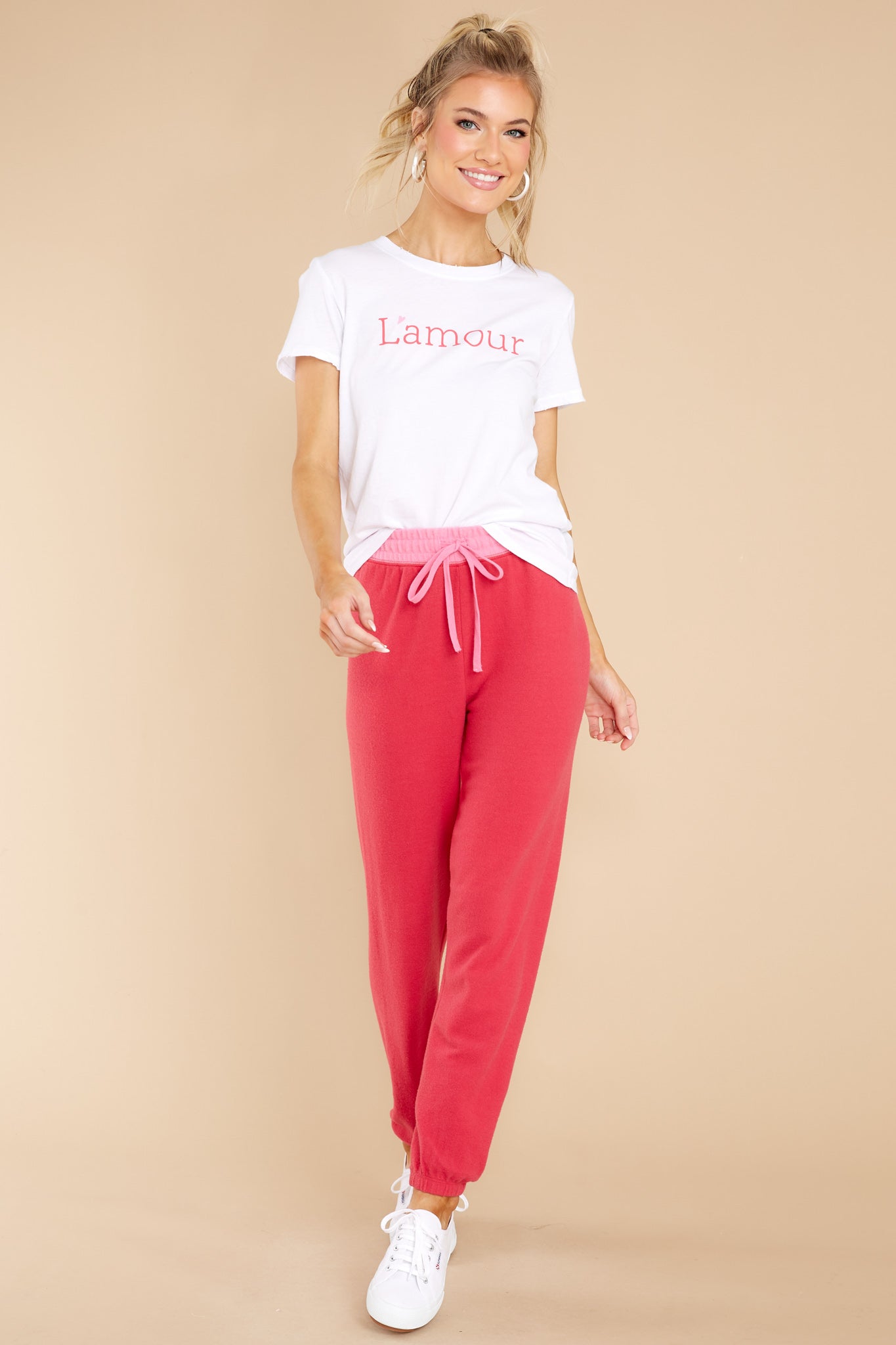 Organic Easy White L'amour Tee