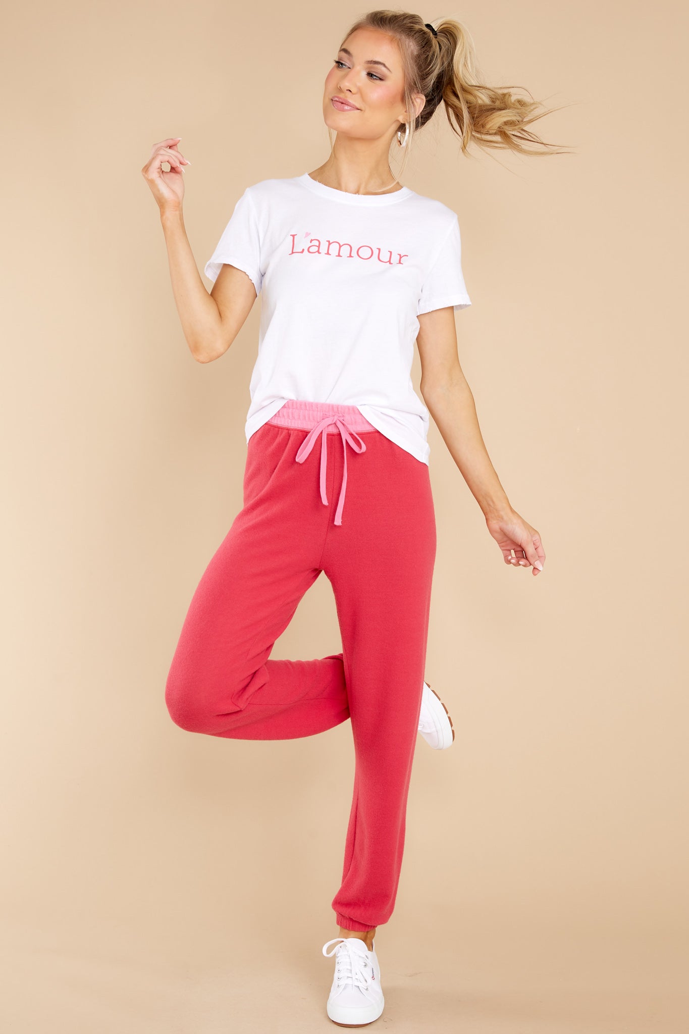 Organic Easy White L'amour Tee