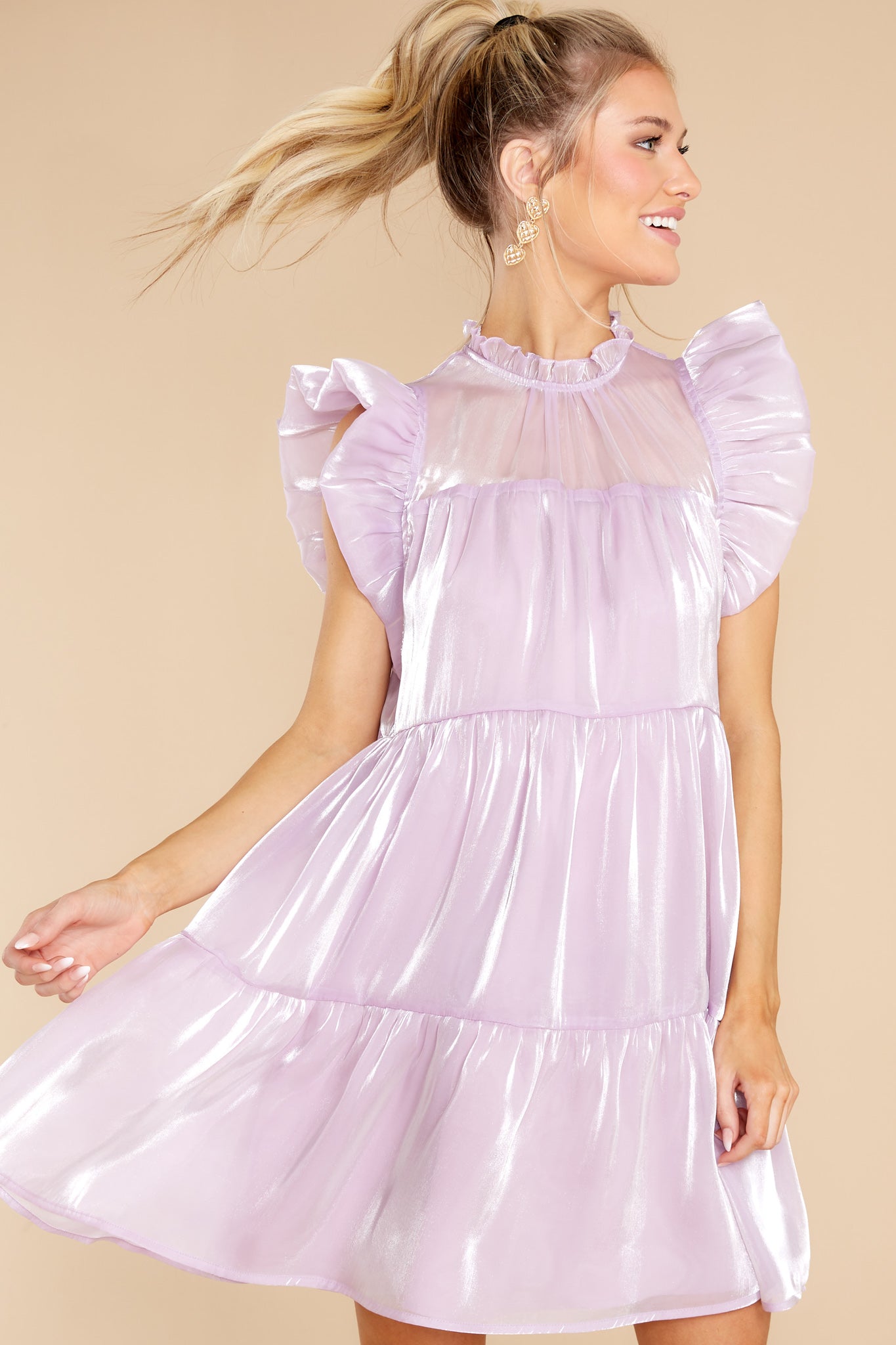 Embracing This Moment Lilac Dress