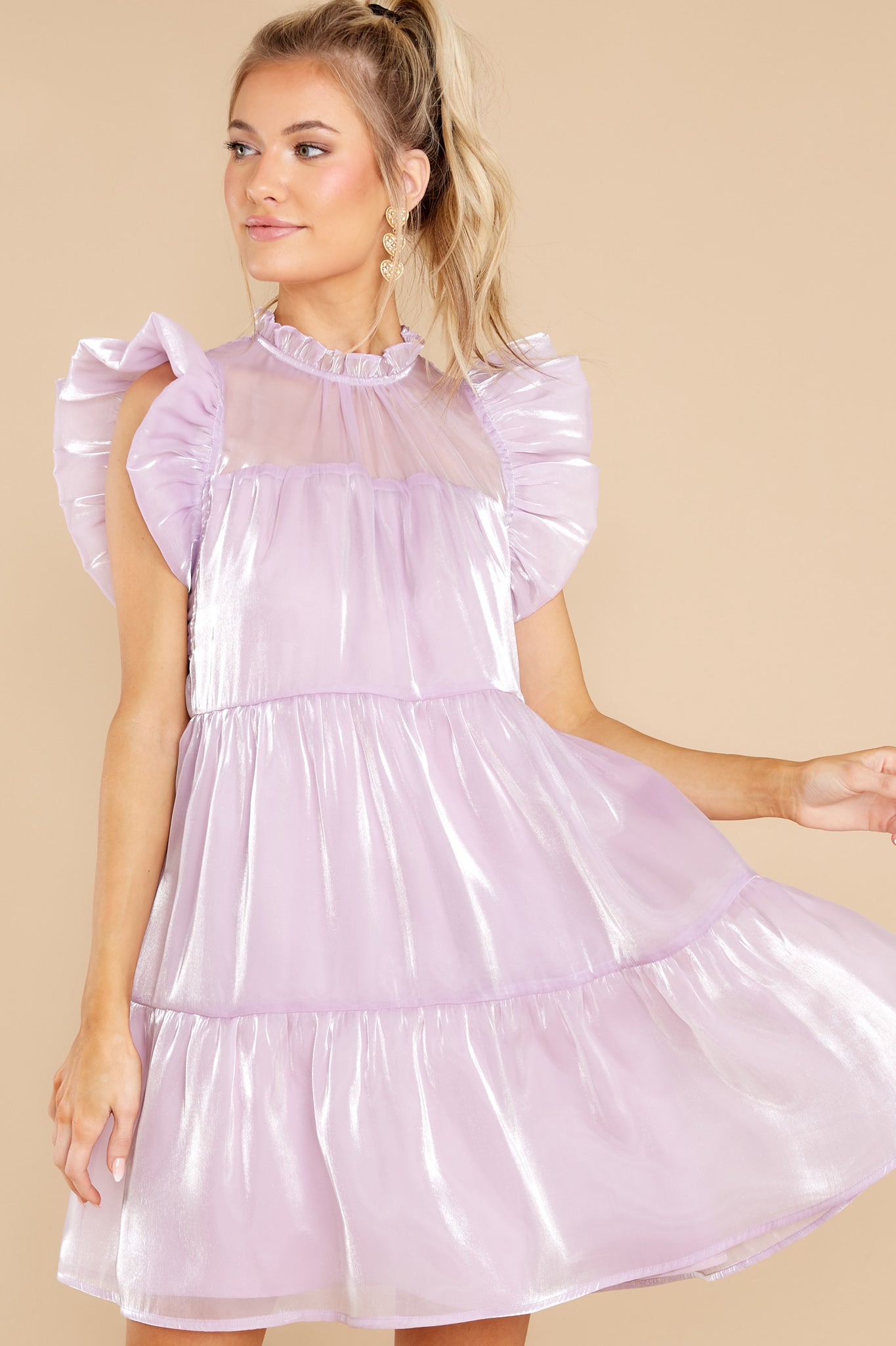 Embracing This Moment Lilac Dress
