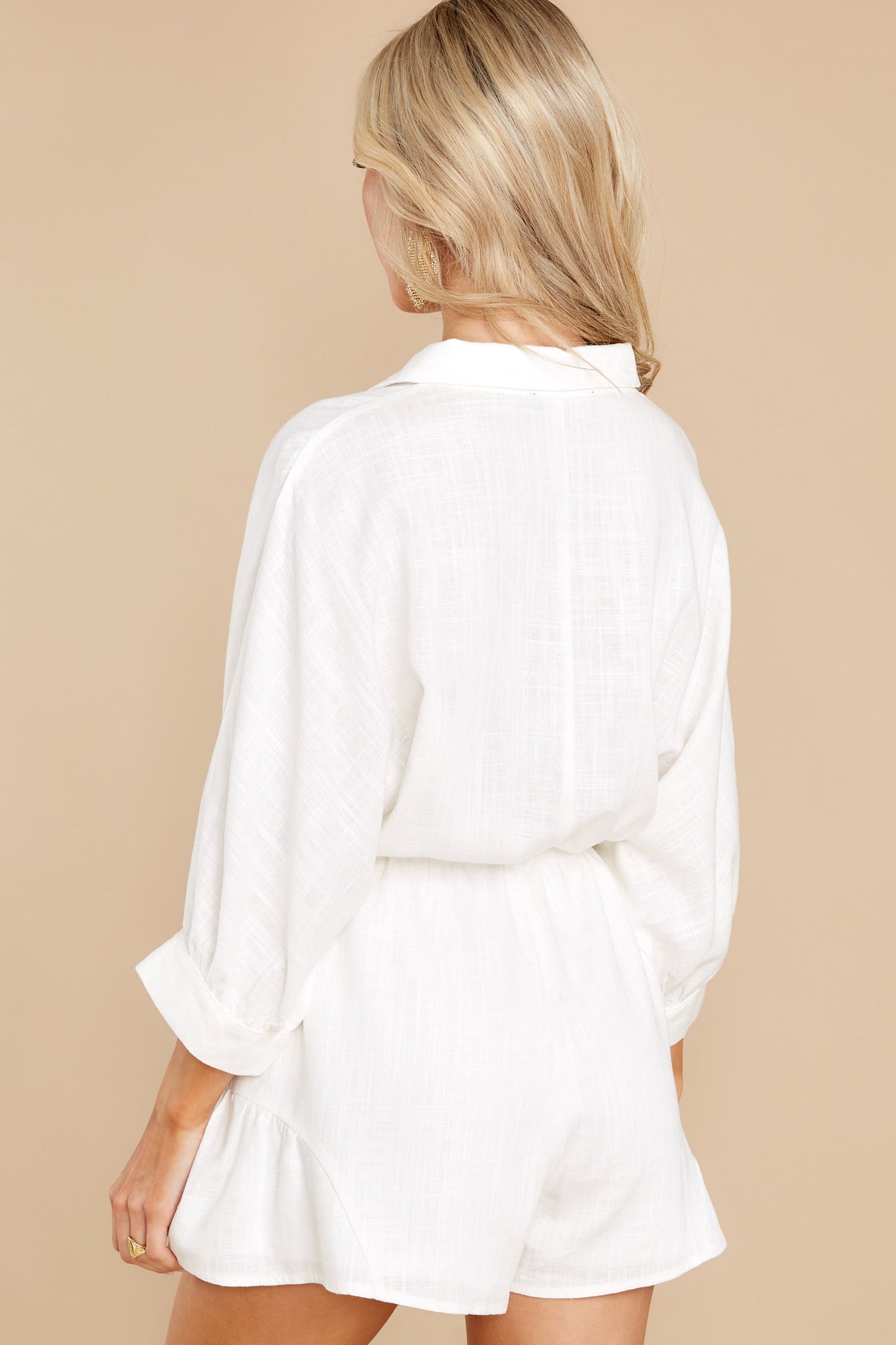 Always Ready White Romper