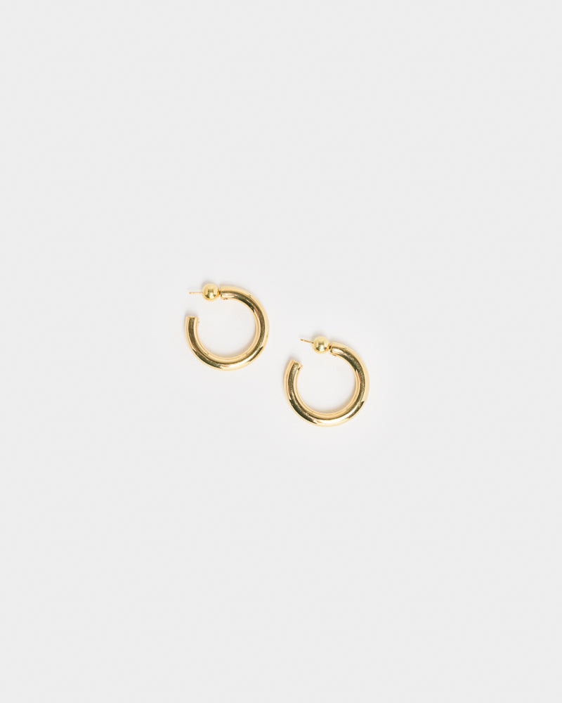 Small Everyday Hoops in 18k Gold Vermeil