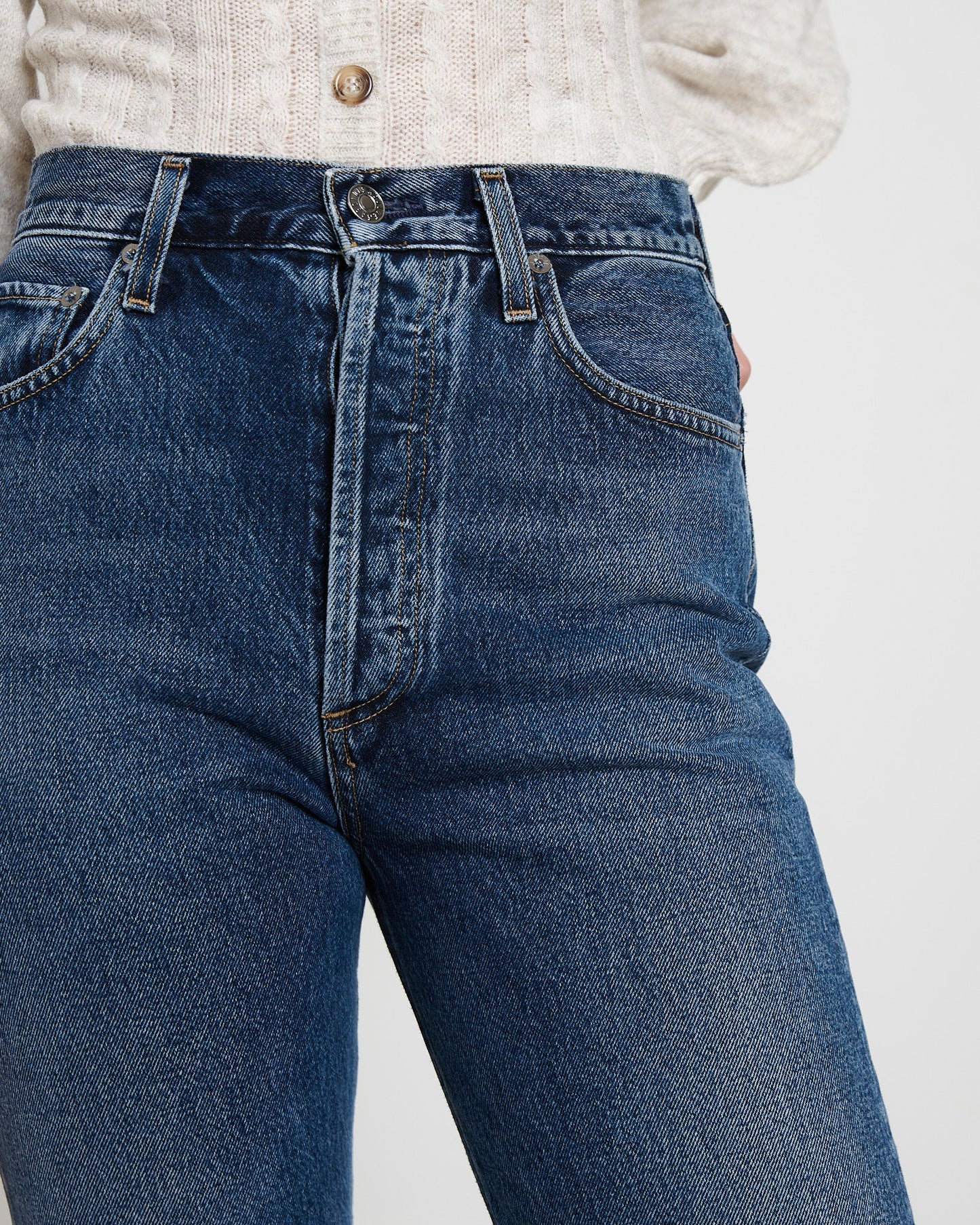90's Pinch Waist Jean in Portrait