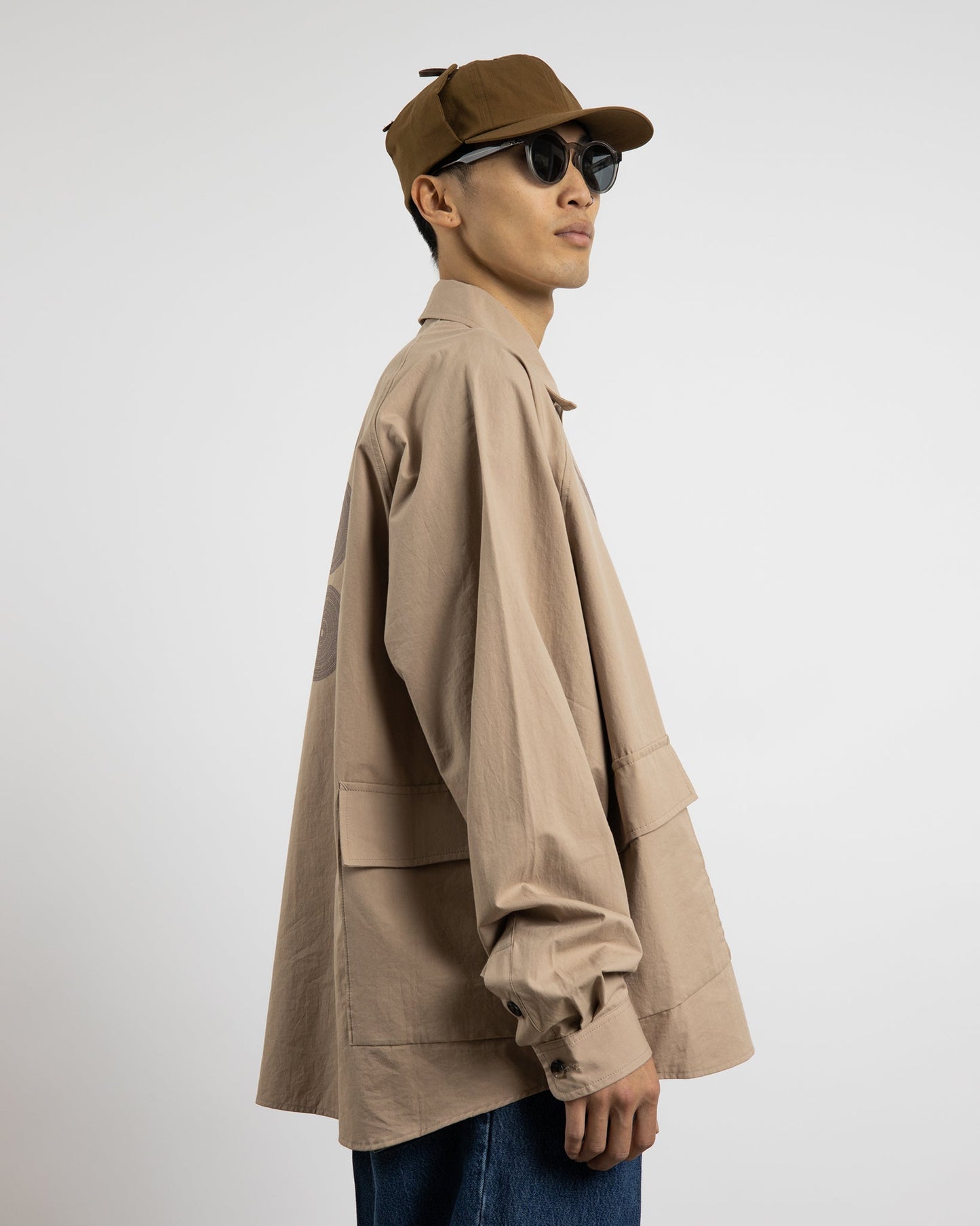 High Density Twill Casquette in Brown