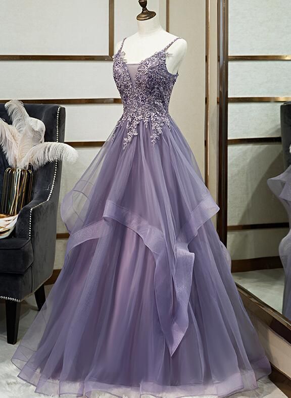 2023 New Arrival Lace Top Prom Dress with Ruffle Skirt