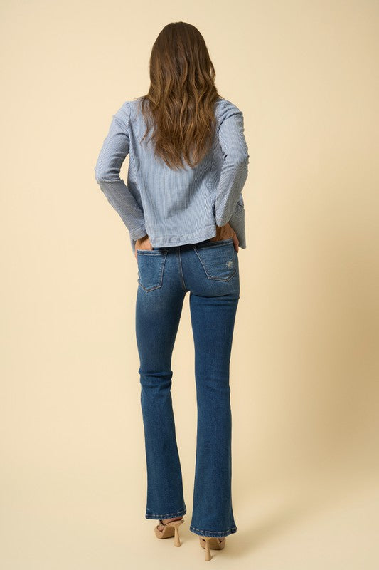 High Rise Flare Jeans
