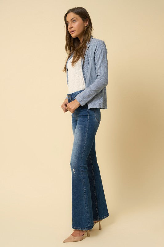 High Rise Flare Jeans