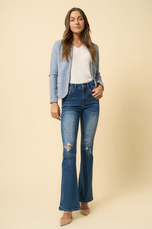 High Rise Flare Jeans