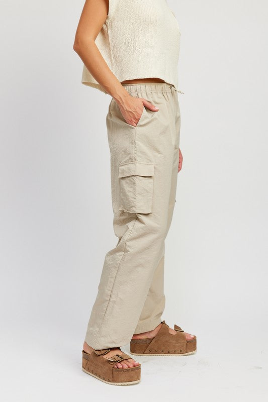 Straight leg cargo pants