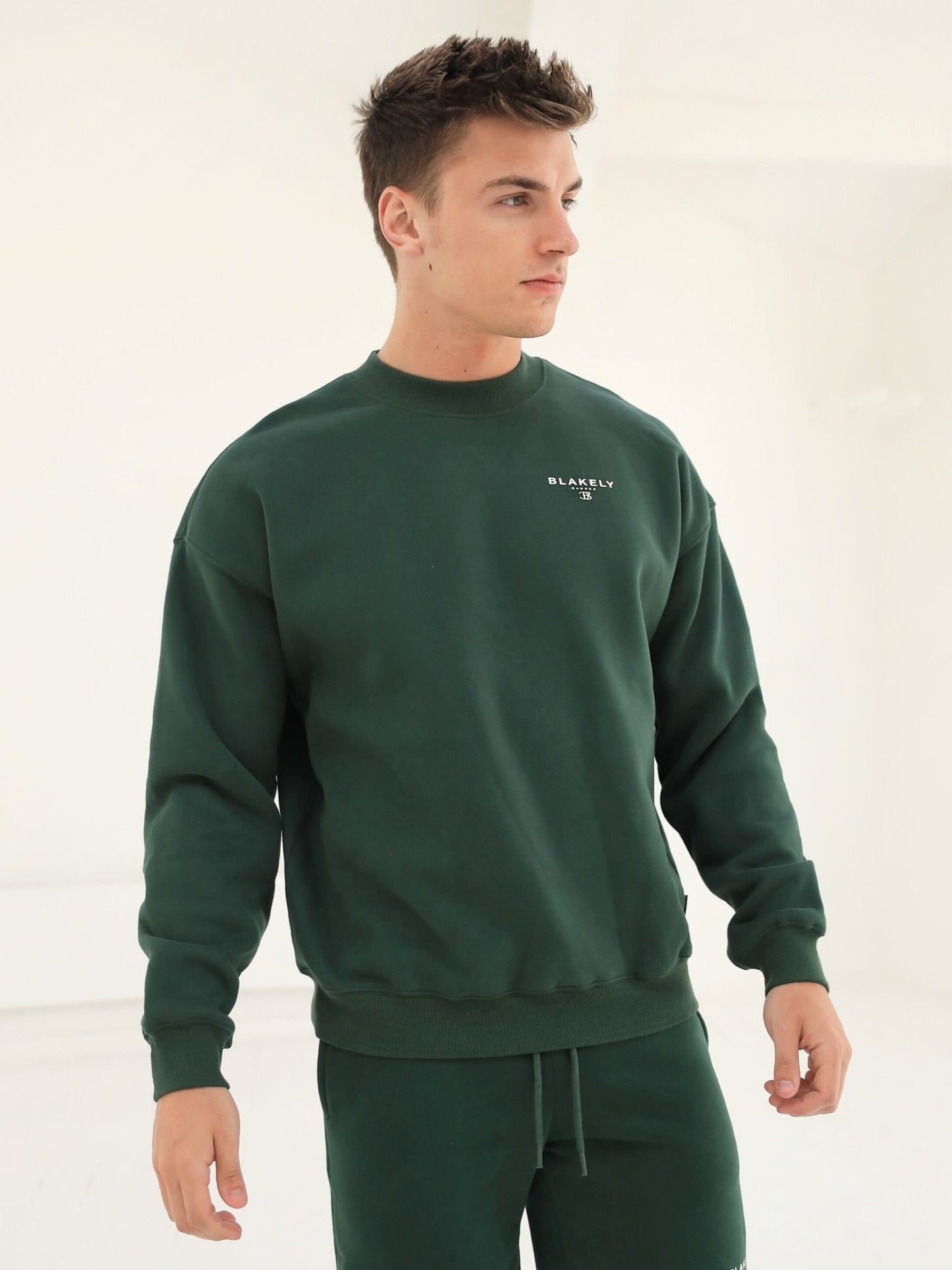 Riviera Initial Jumper - Dark Green