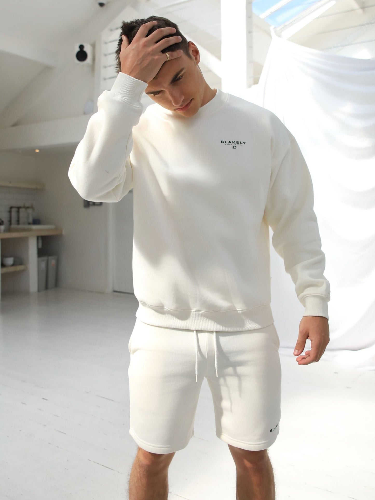 Riviera Initial Jumper - Off White