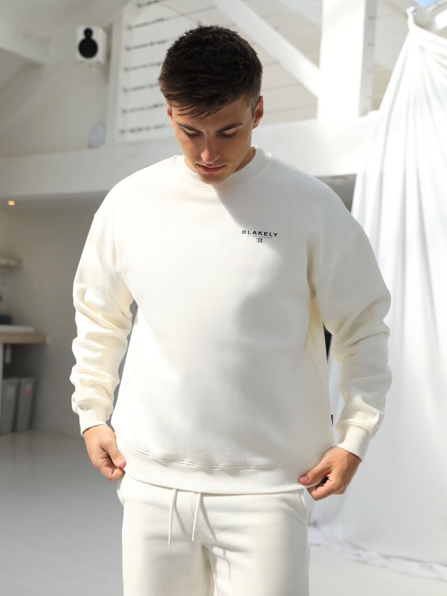 Riviera Initial Jumper - Off White