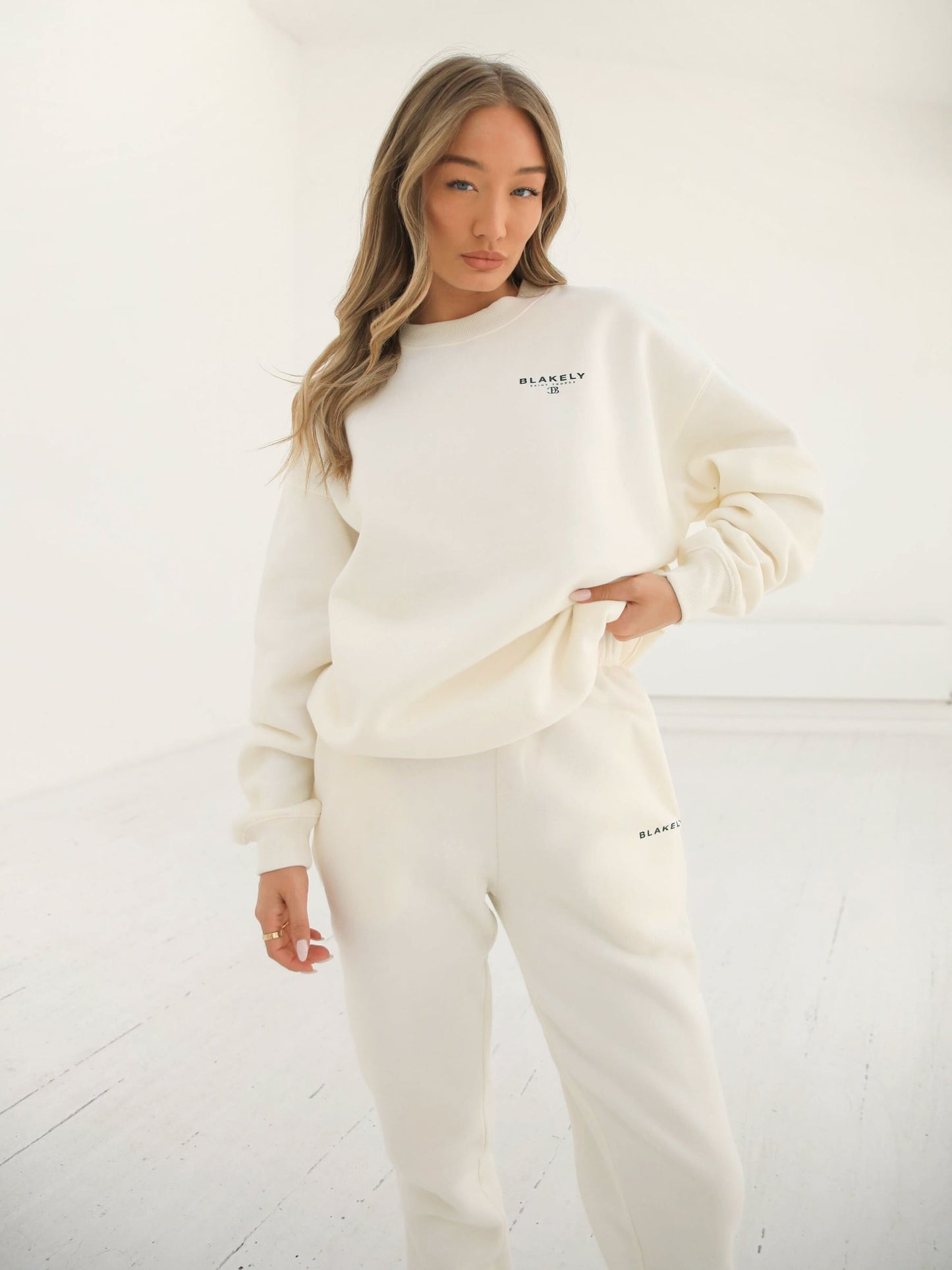 Riviera Initial Women's Jumper - Off White