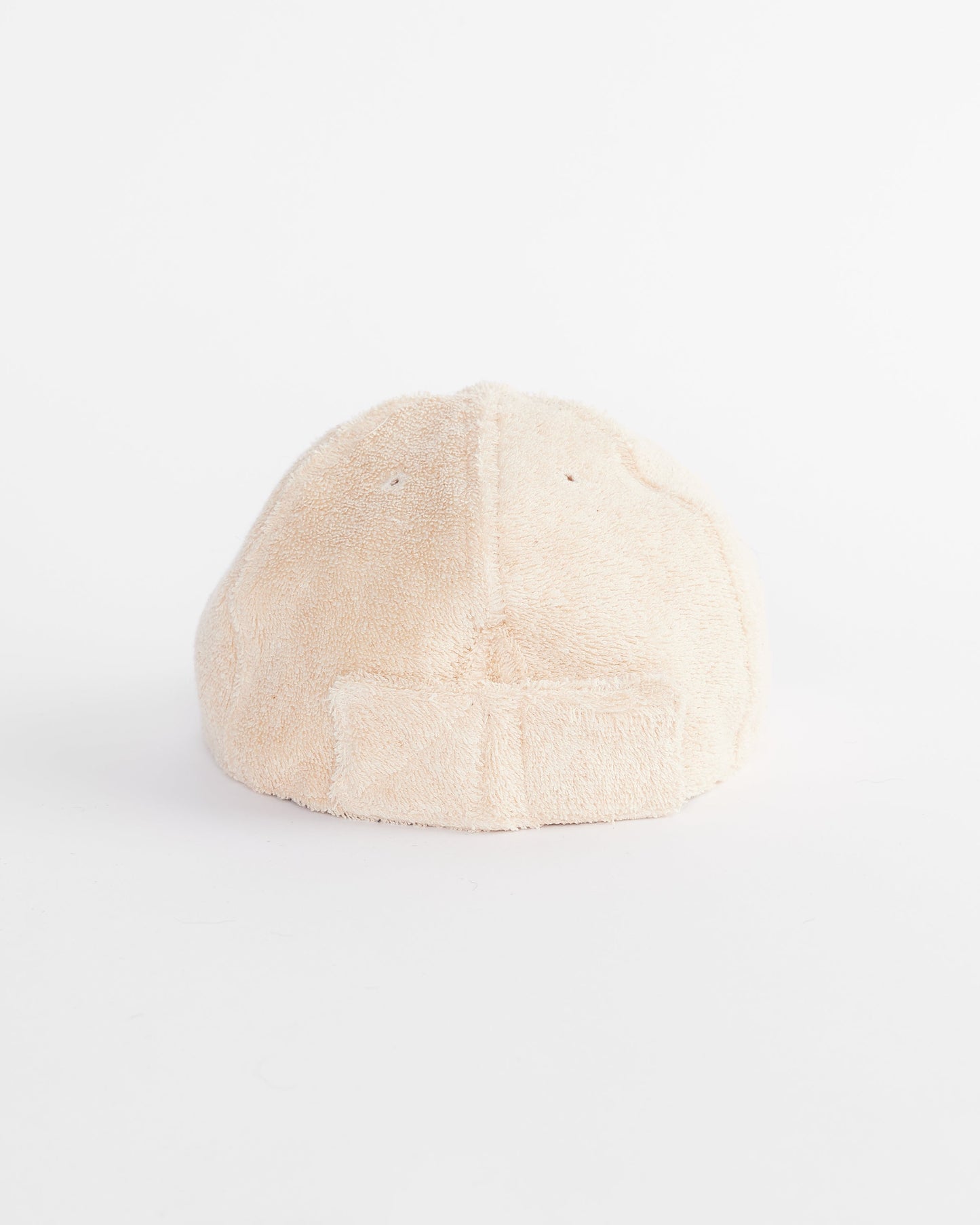 Velcro Back Terry Cap in Cream