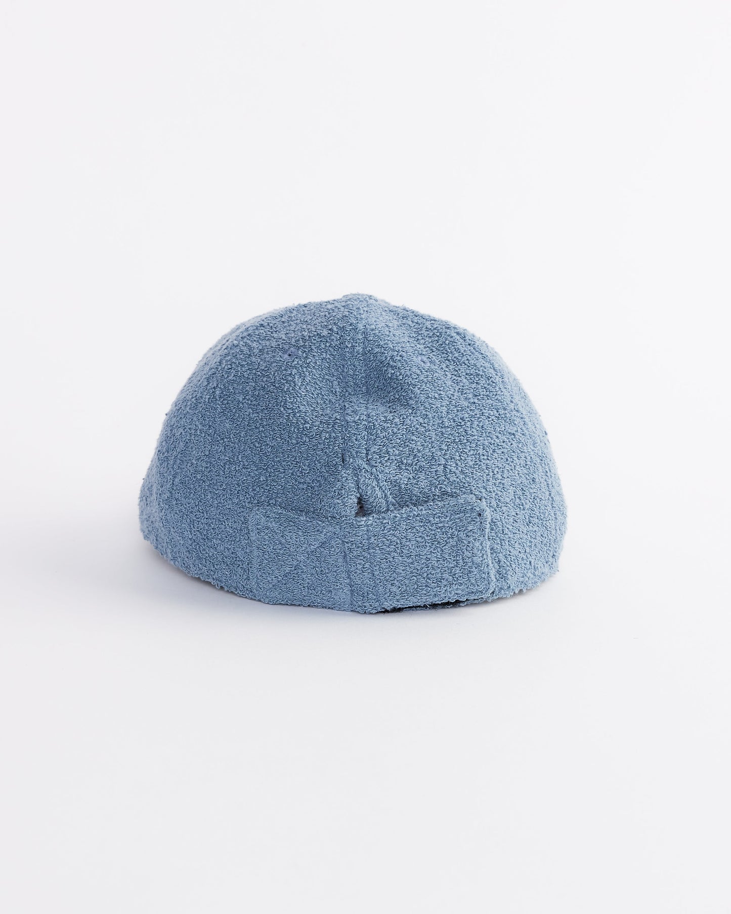 Velcro Back Terry Cap in Blue