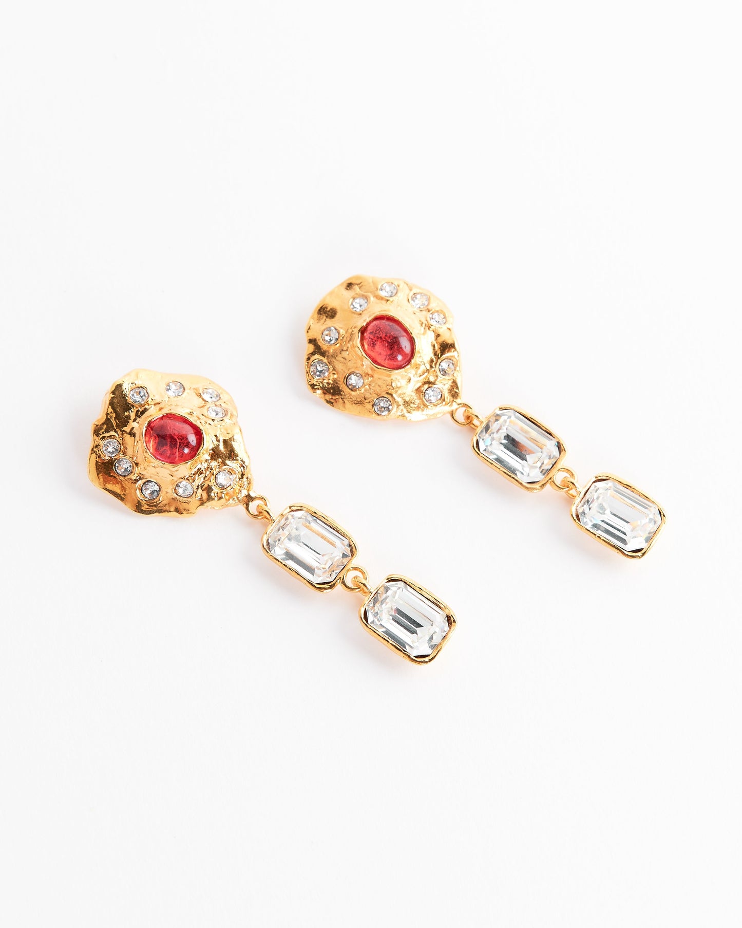Oyster Earrings in Rose