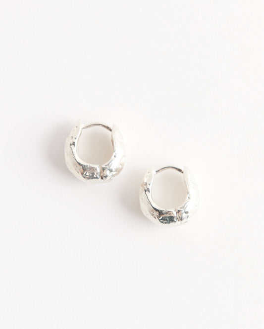 Cosmopolitan Hoops in Sterling Silver