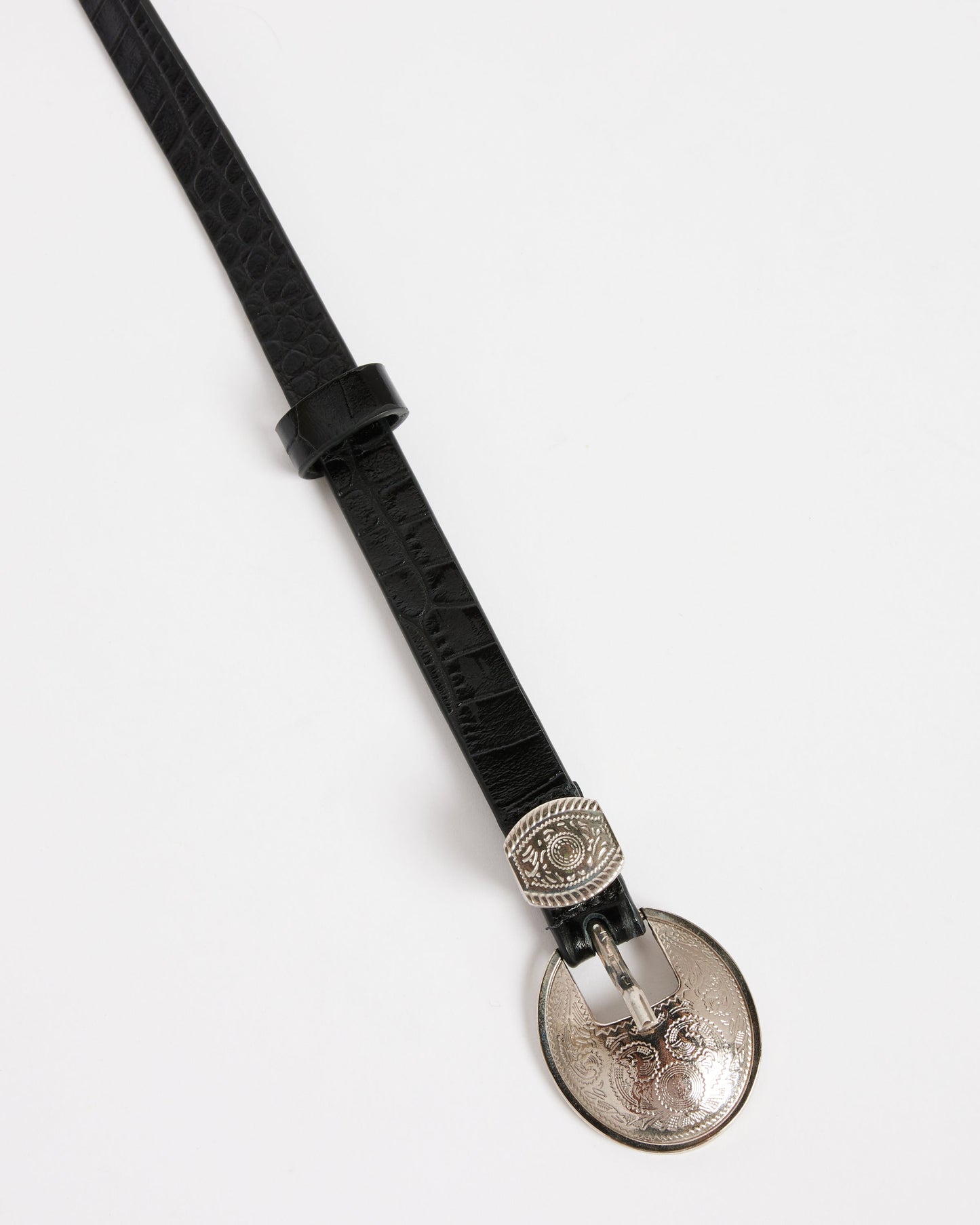 Western Belt in Black