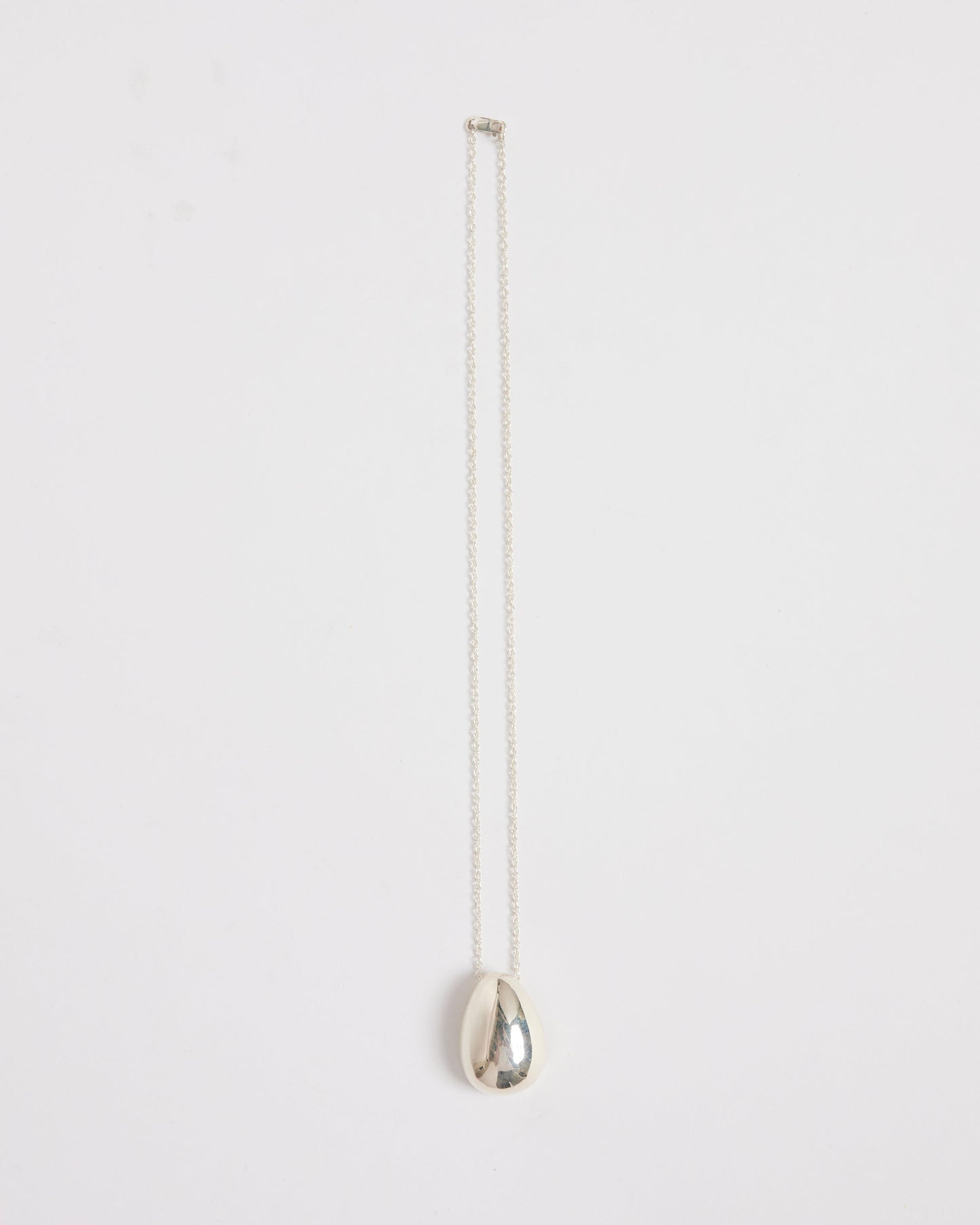 Everyday Egg Pendant in Sterling Silver
