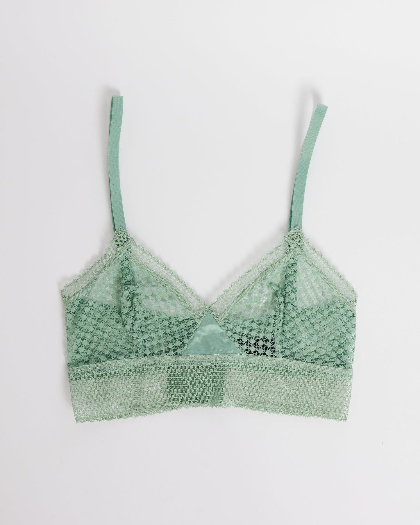 Bella Soft Triangle Bra in Light Jade