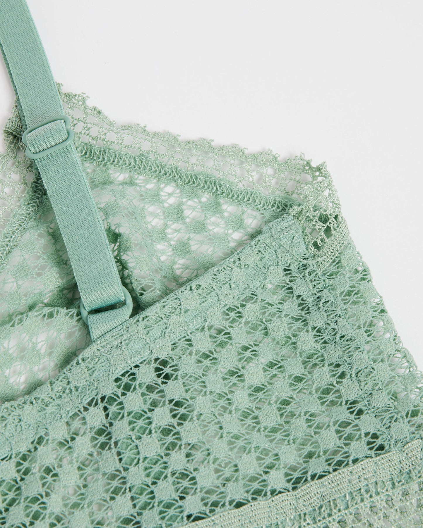 Bella Soft Triangle Bra in Light Jade