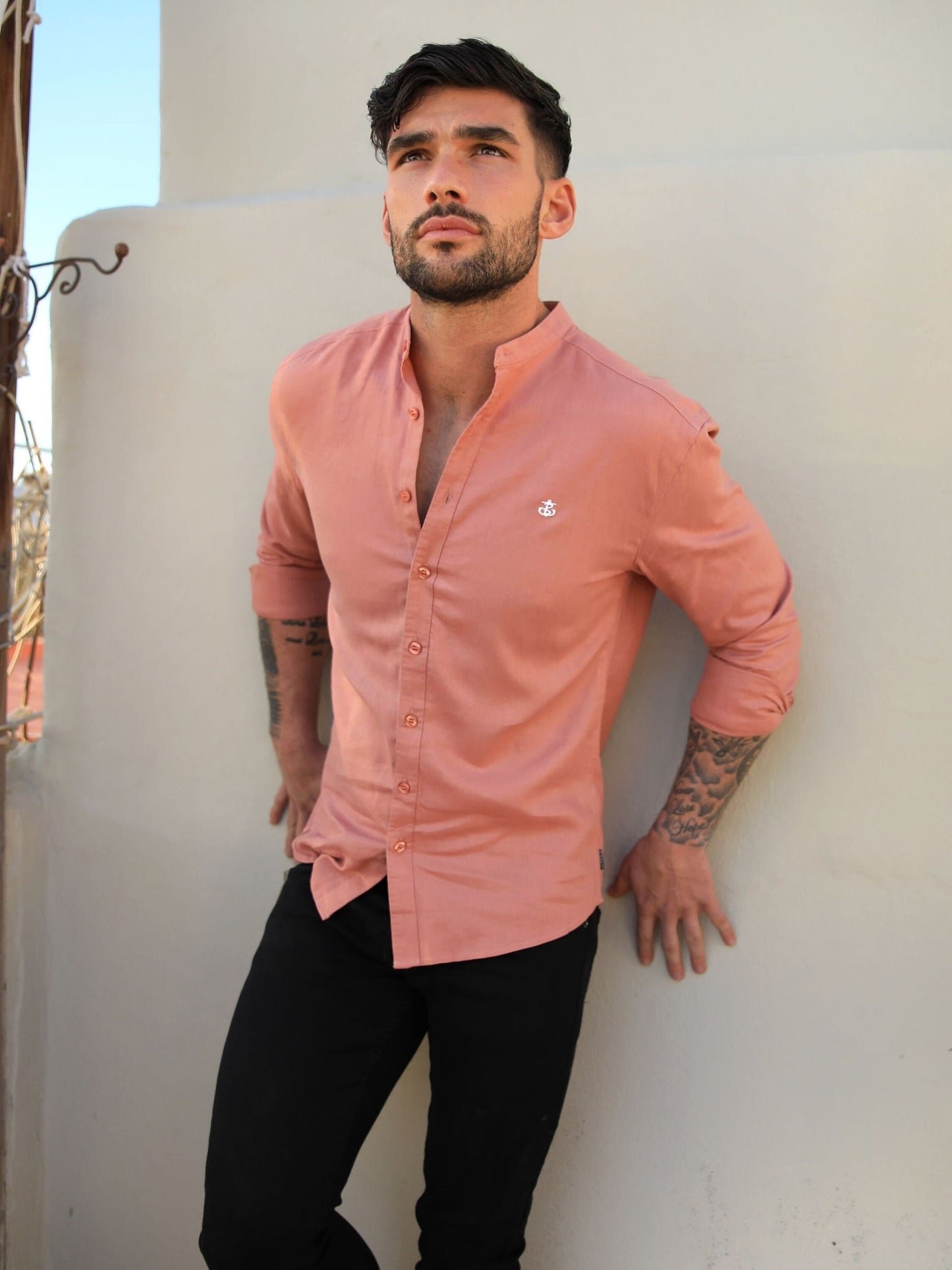 Berkane Linen Shirt - Terracotta