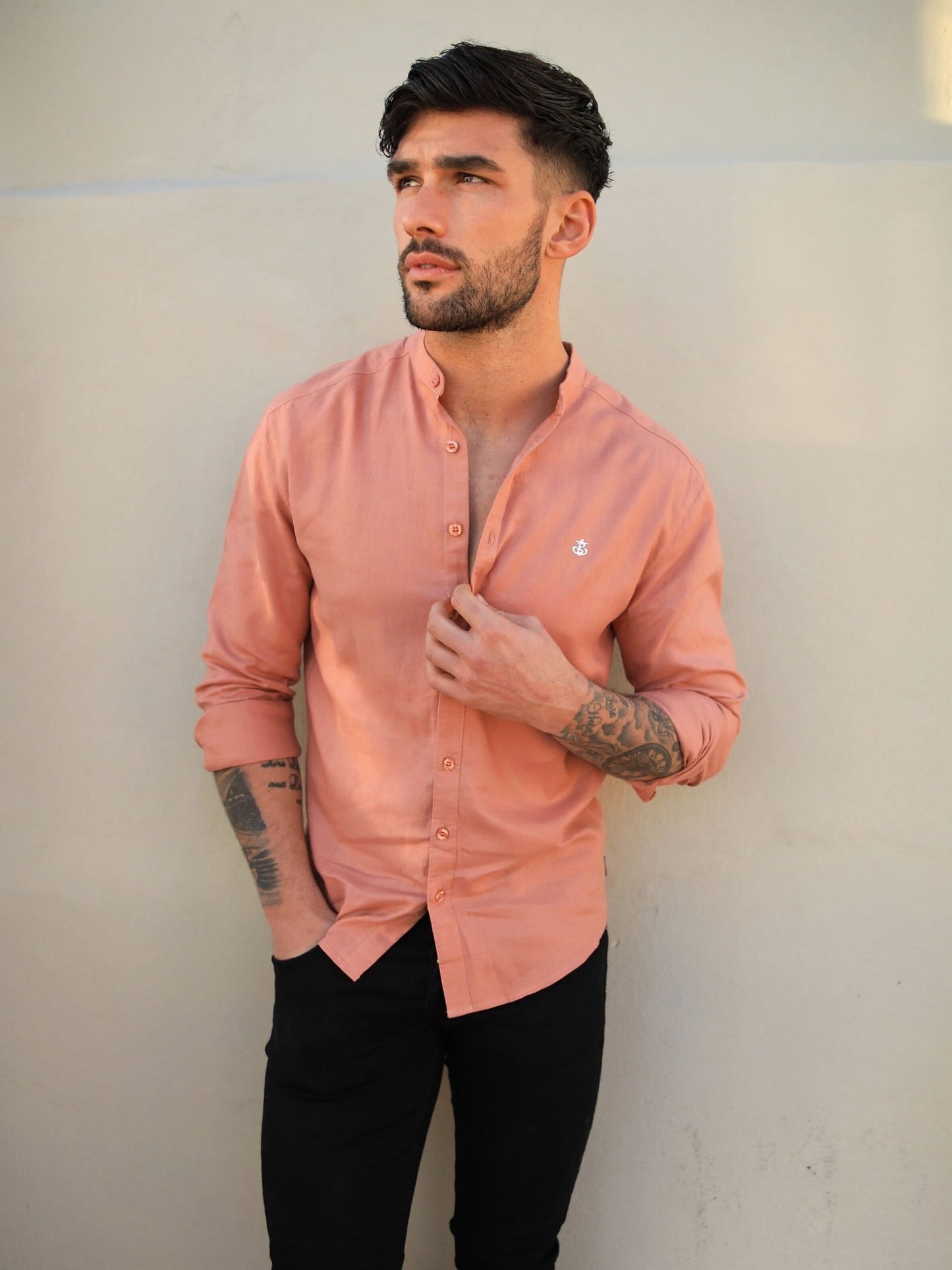 Berkane Linen Shirt - Terracotta