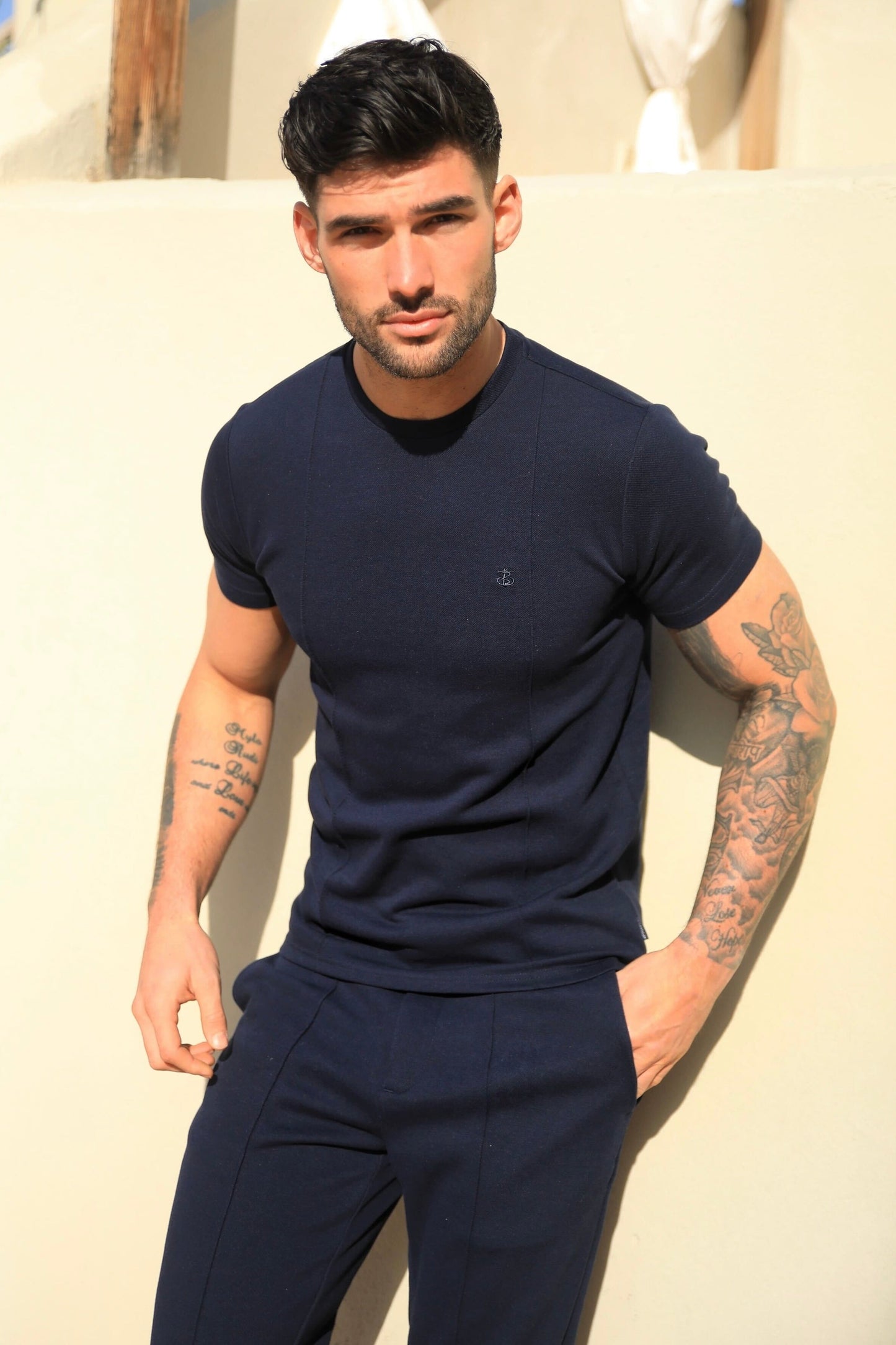 Amezri Seamline T-Shirt - Navy