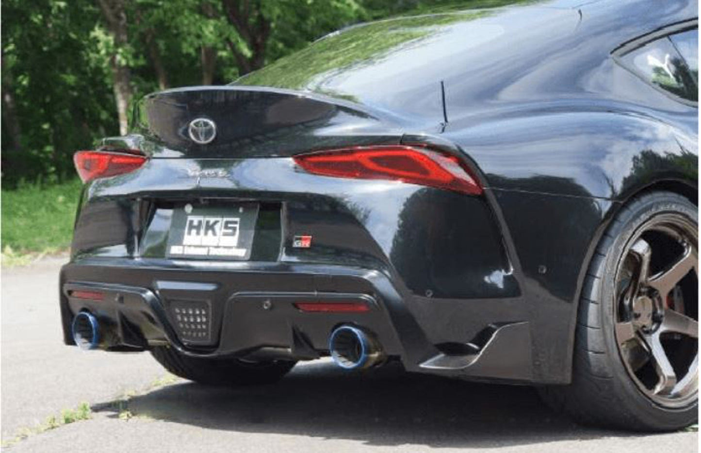 HKS SUPER TURBO MUFFLER GR SUPRA DB42 MAIN for 2020- TOYOTAGR SUPRA