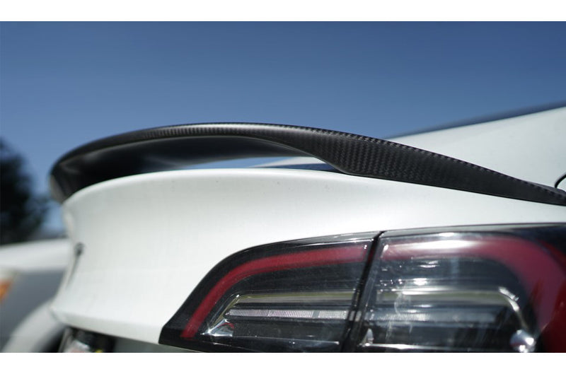 MXP 2012+ Tesla Model S | 2017+ Tesla Model 3 Wet Carbon Trunk Spoiler (mxpMCPTS-1W)