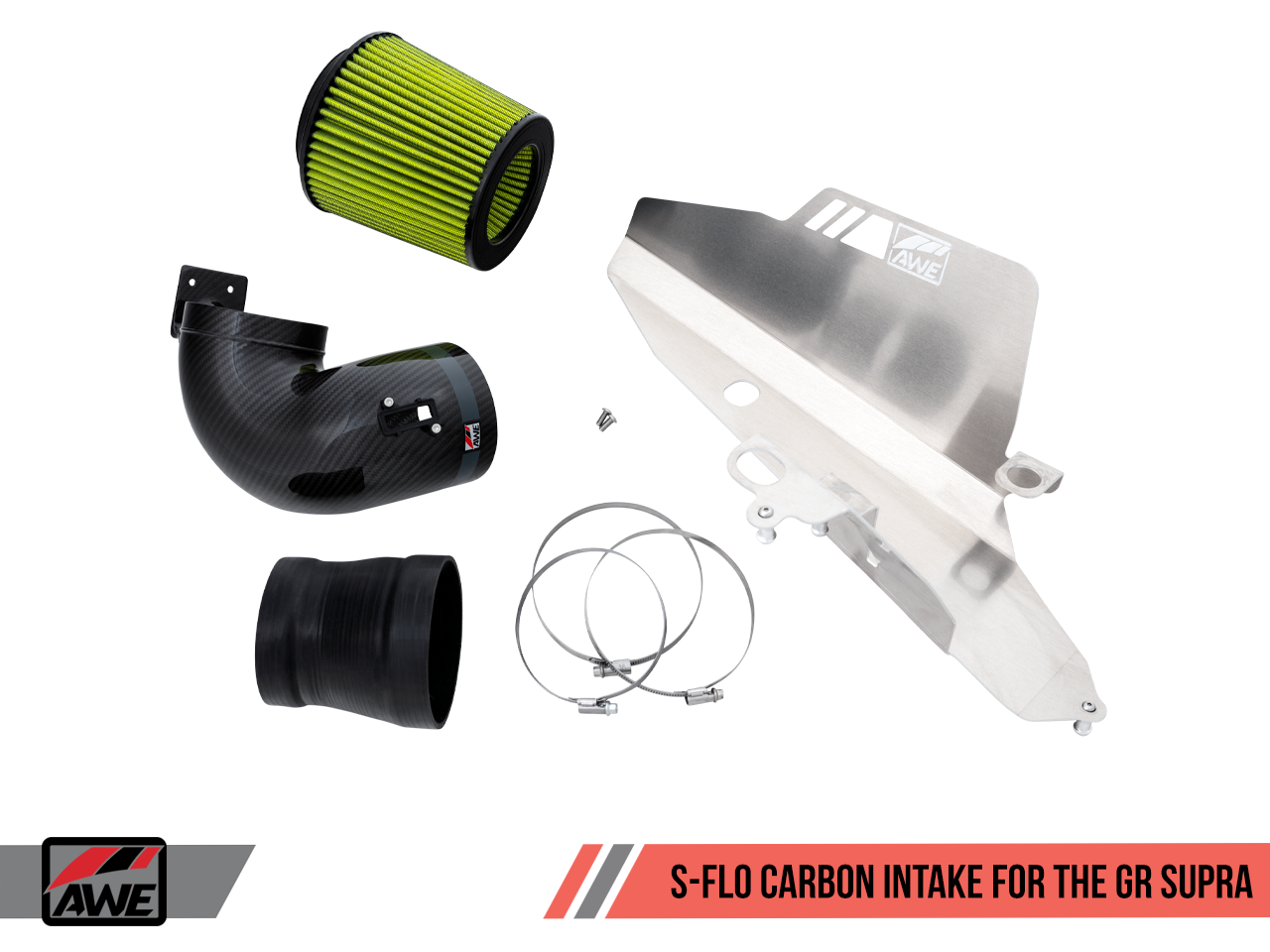 AWE Tuning 2020+ Toyota GR Supra (A90) S-FLO Carbon Intake (awe2660-15021)