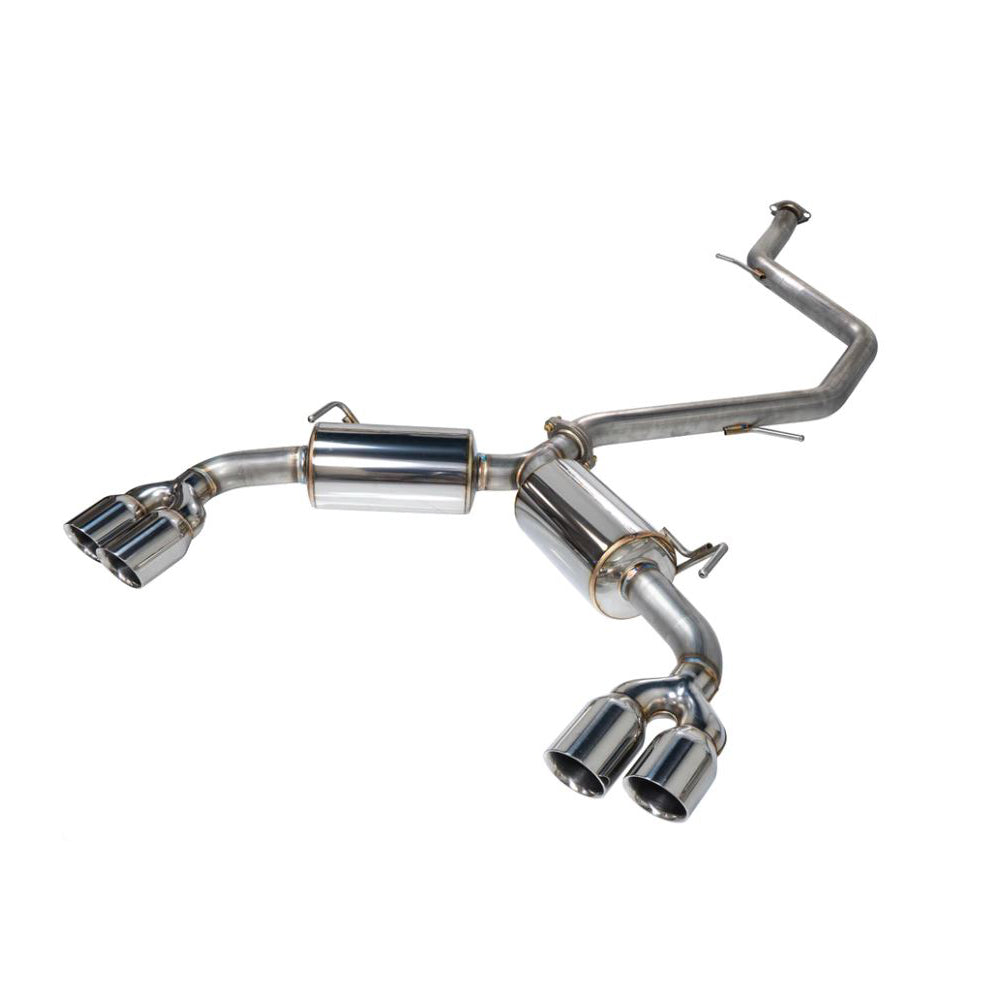 Remark 2019+ Toyota Corolla Hatchback Quad-Exit Cat-Back Exhaust Stainless Steel (remRK-C4063T-01)