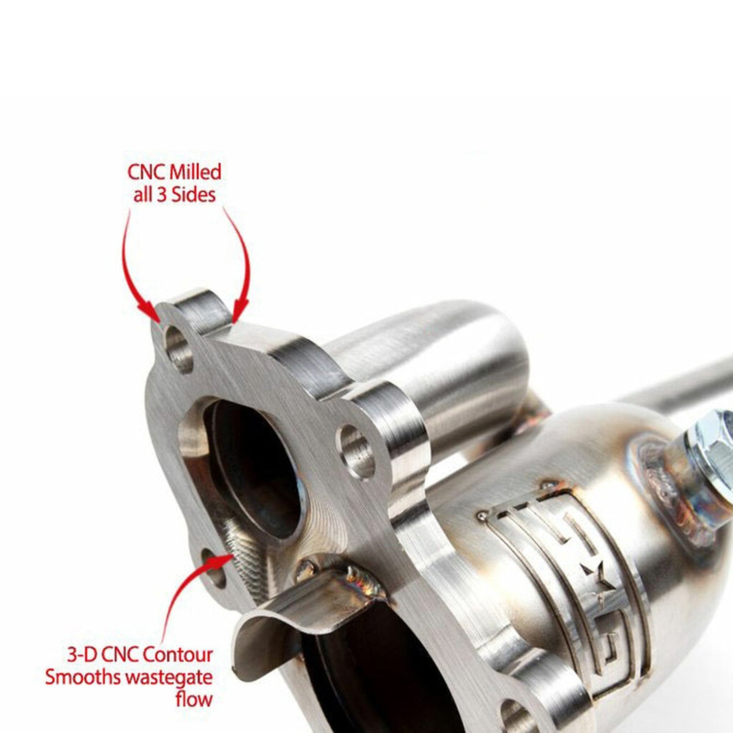 GrimmSpeed Catted Downpipe for 08-14 Subaru Impreza WRX / 08-21 Subaru STI / 05-09 Subaru LGT (grm007091)