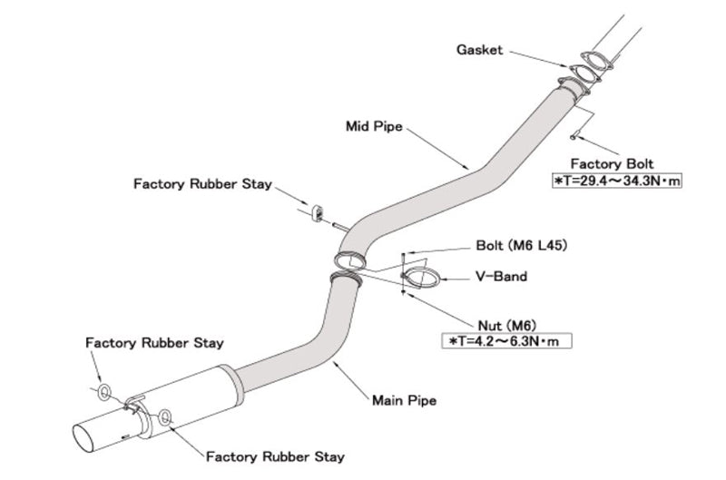 HKS RACING MUFFLER FOR 1993-1998 TOYOTA JZA80 USA (hks31008-BT001)