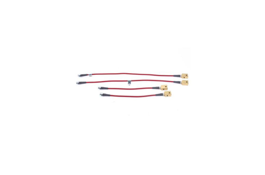PowerStop 09-12 Nissan 370Z Front & Rear SS Braided Brake Hose Kit (psbBH00087)