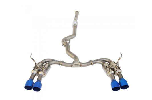 Invidia 2015+ Subaru WRX/STi Gemini 80mm Full Titanium Quad 101mm Tip Cat-Back Exhaust (invHS15STI5TG4ST)