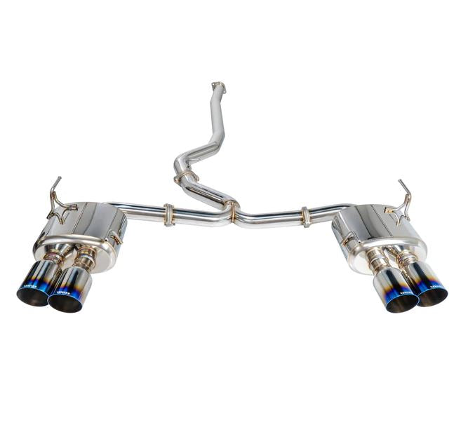 Remark 15-21 Subaru WRX/STi 4in Quad Cat-Back Exhaust Titanium Stainless Non-Resonated (remRK-C4076S-01T)