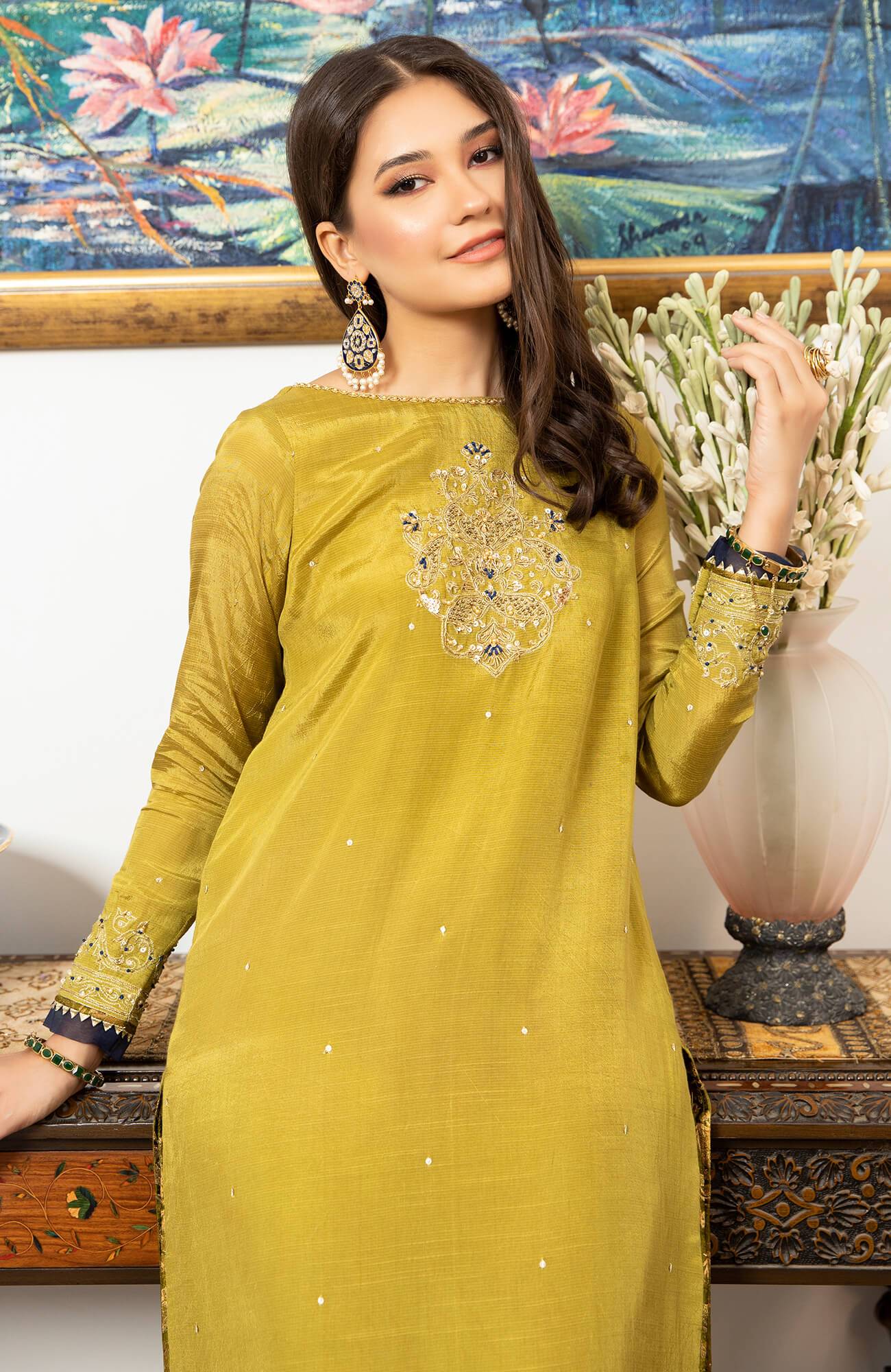 Sabz Roshan Dupata (Custom)