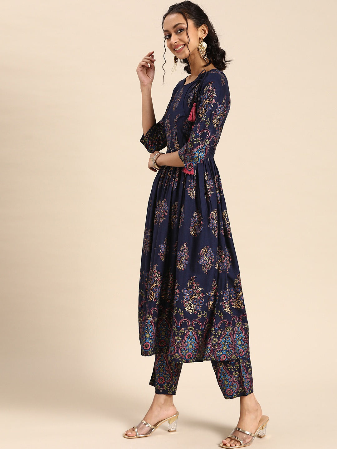 Anghrakha style Kurta with palazzo