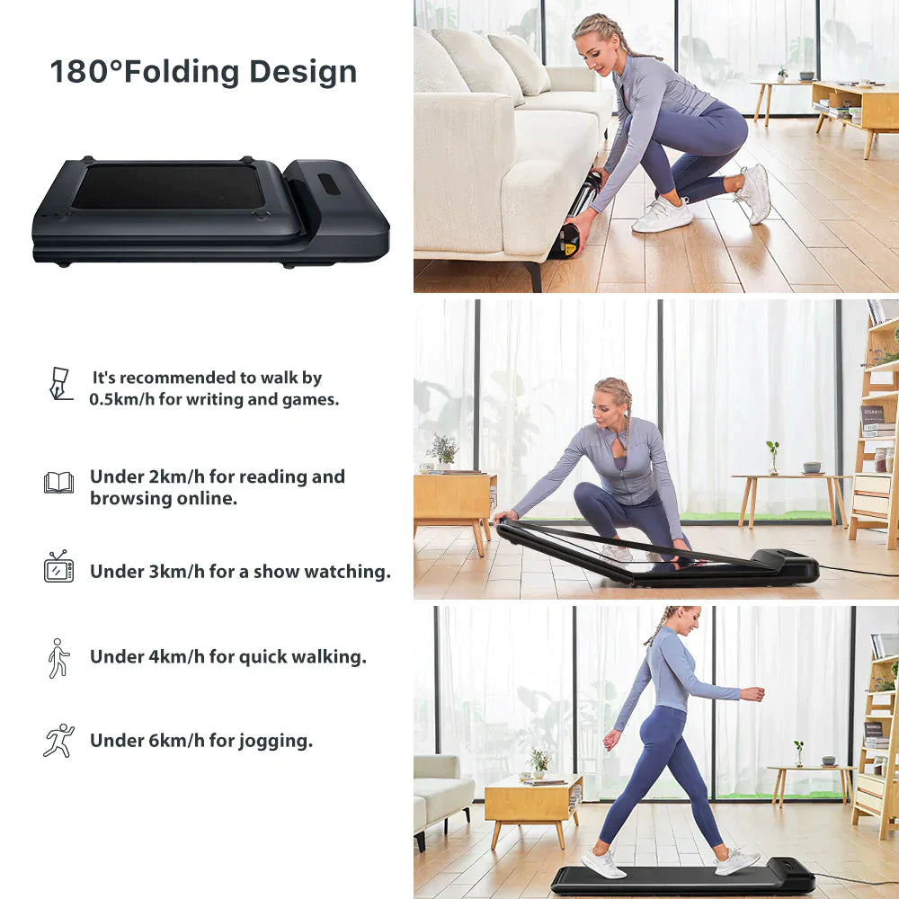 WalkingPad C2 Under Desk Portable Treadmill 1HP Power Max Speed 3.7 MPH