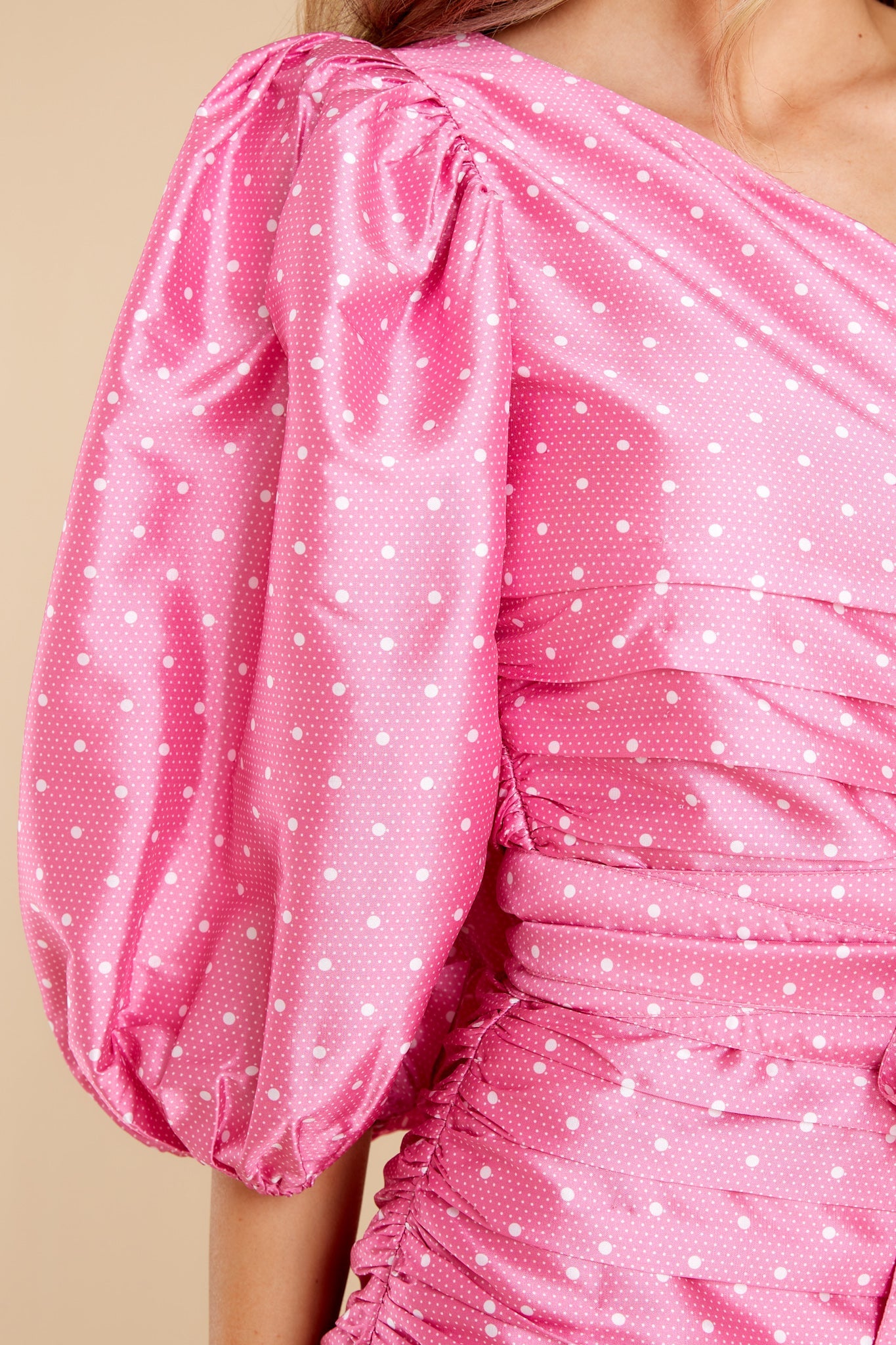 Altie Hot Pink Cherry Mini Dress