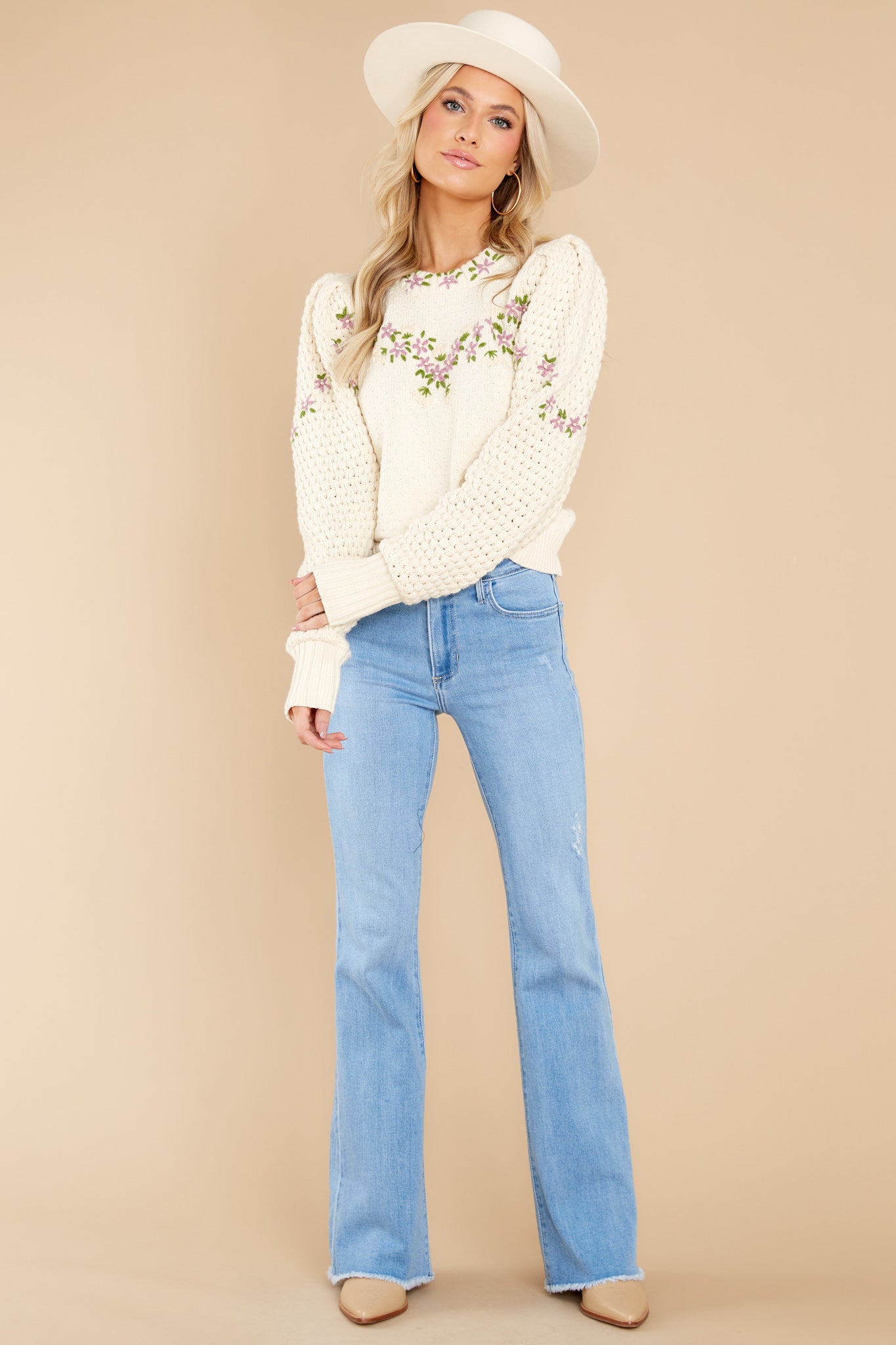 Kenzly Ivory Pullover