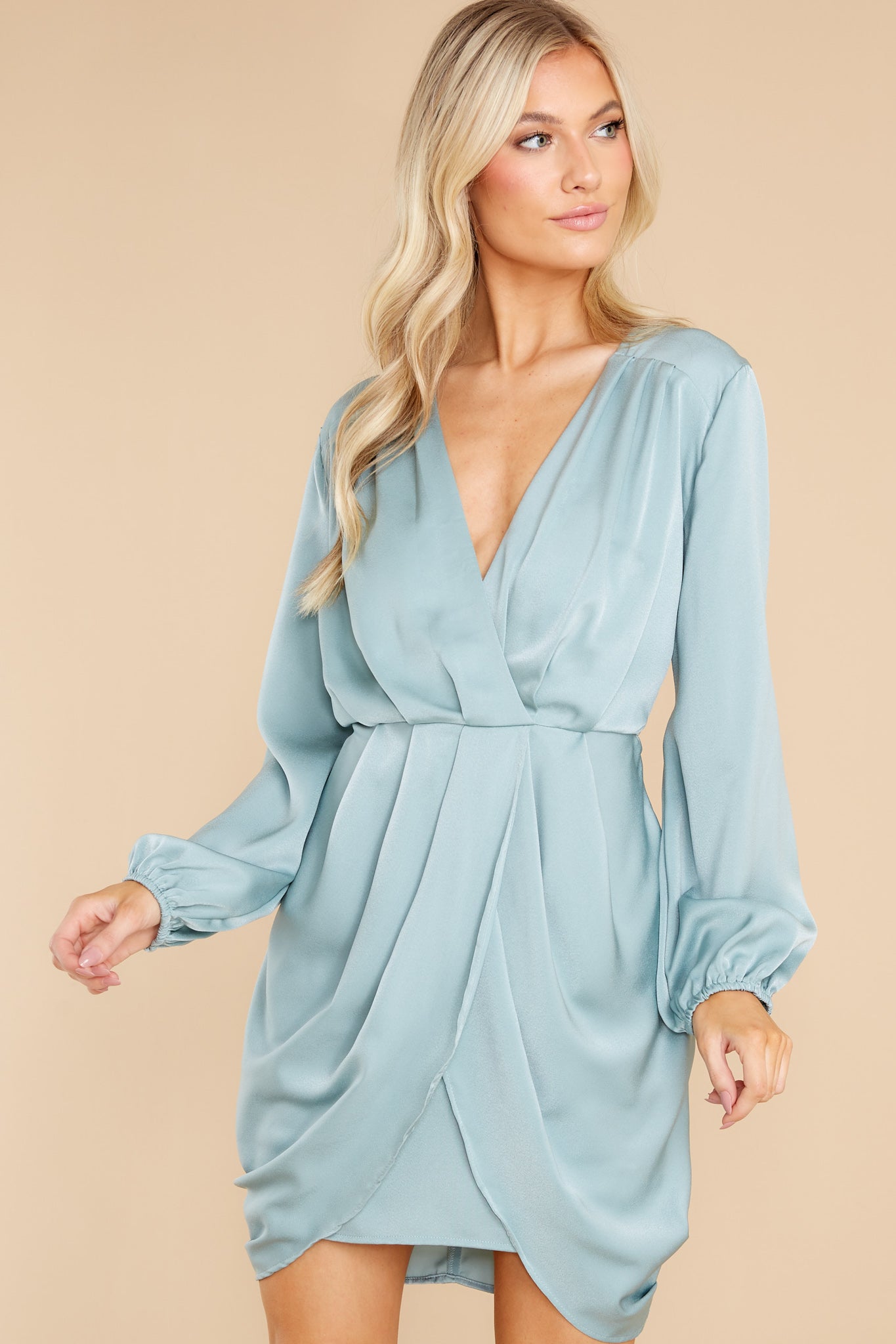 Devoted To You Seafoam Dress