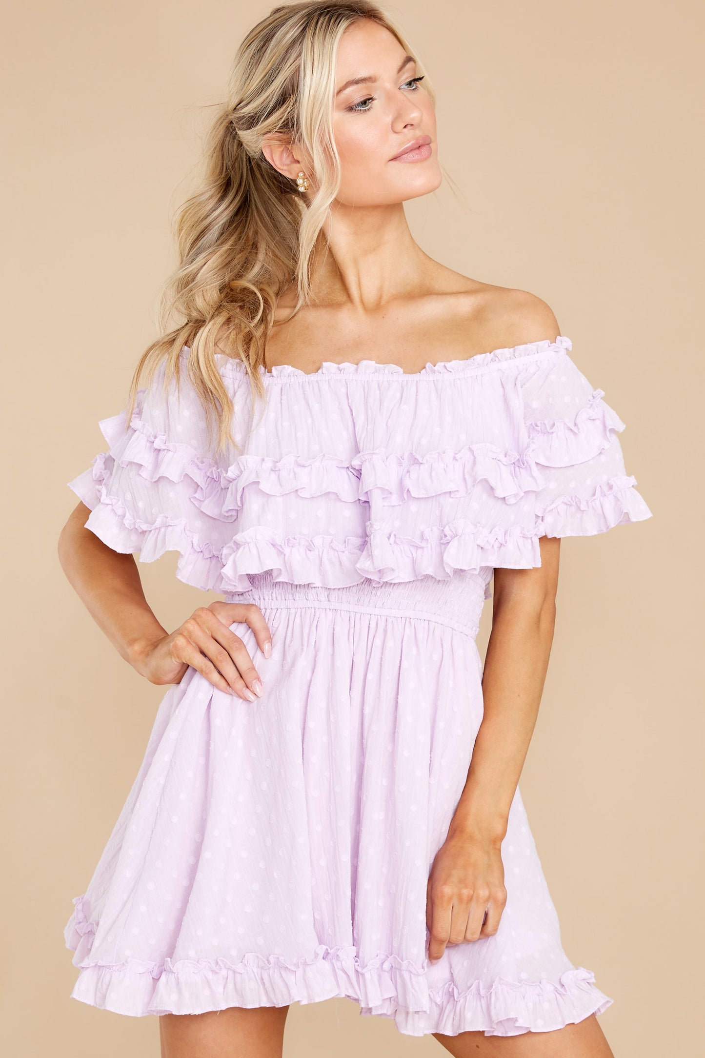 Undeniable Feelings Lavender Dress