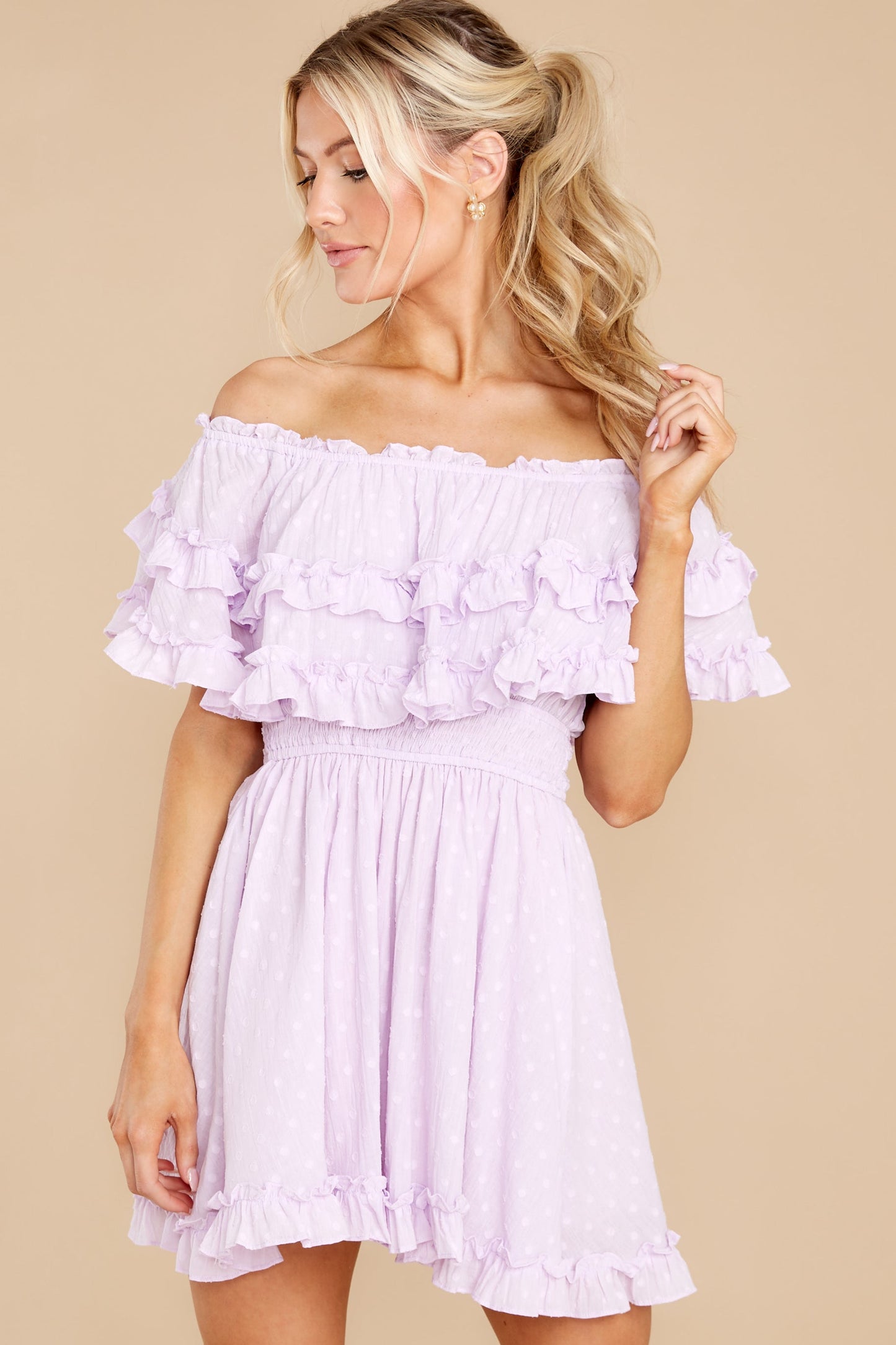 Undeniable Feelings Lavender Dress