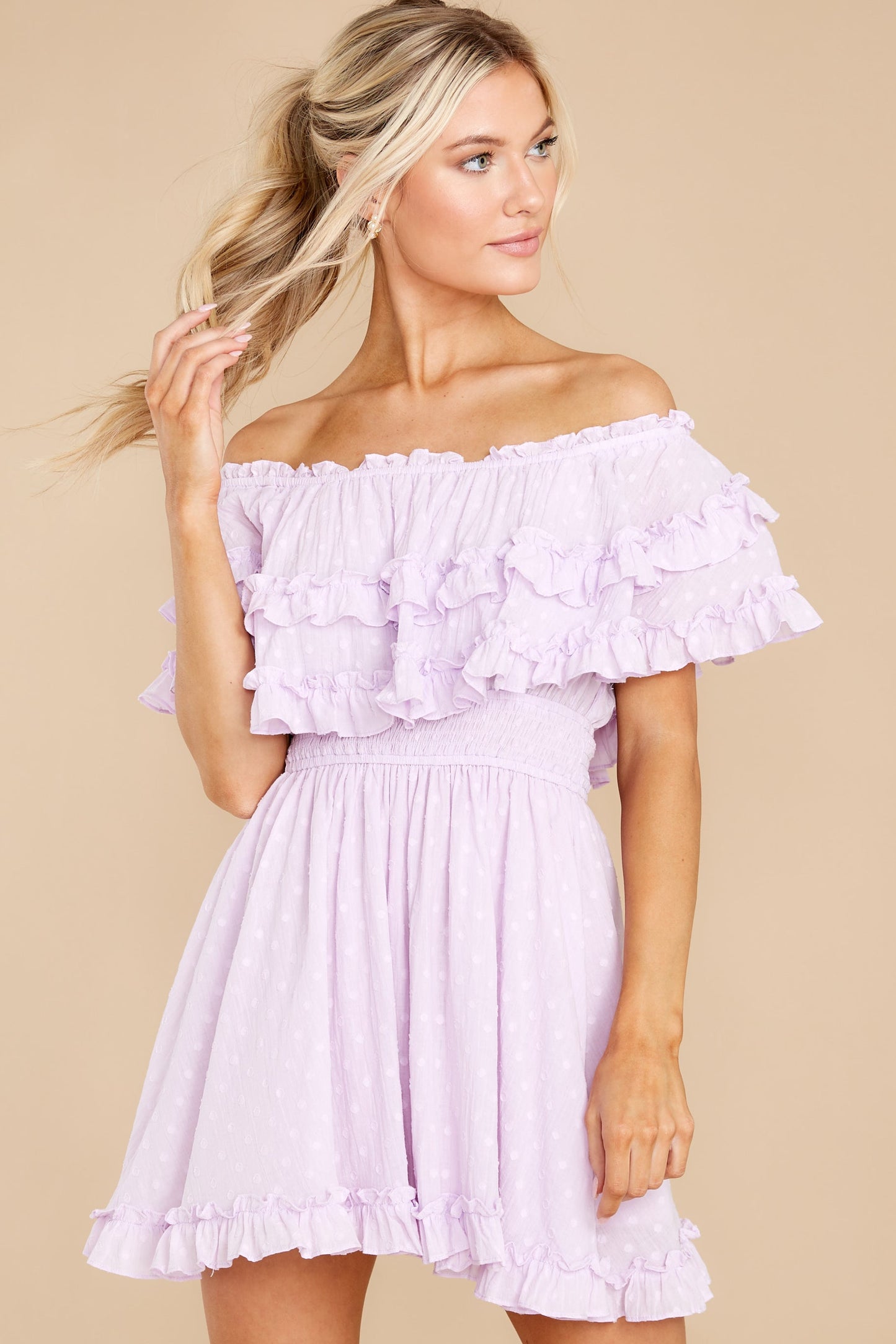 Undeniable Feelings Lavender Dress