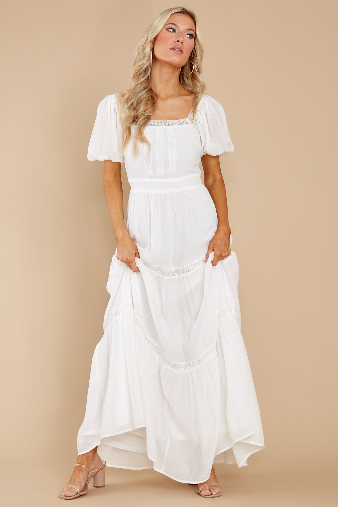 Recognize Love White Maxi Dress