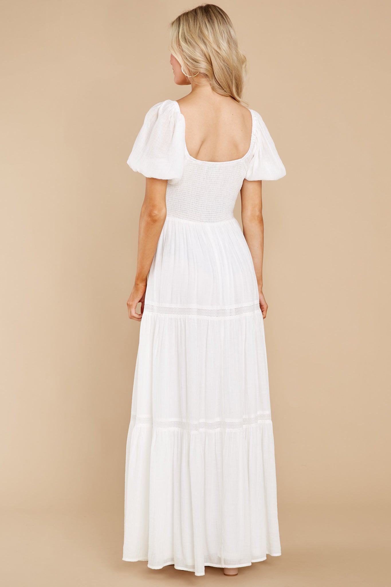 Recognize Love White Maxi Dress